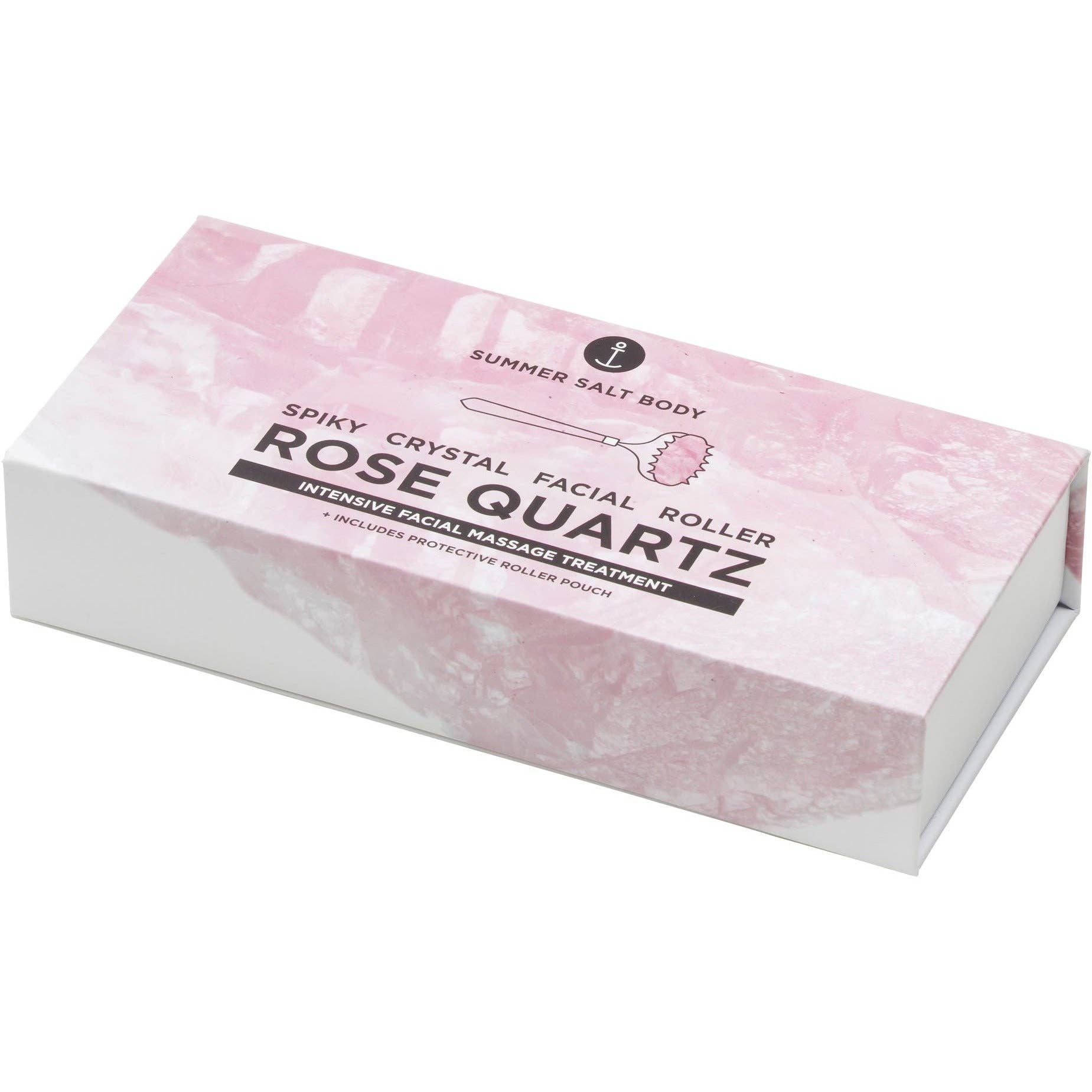 Facial Roller - Spiky Rose Quartz