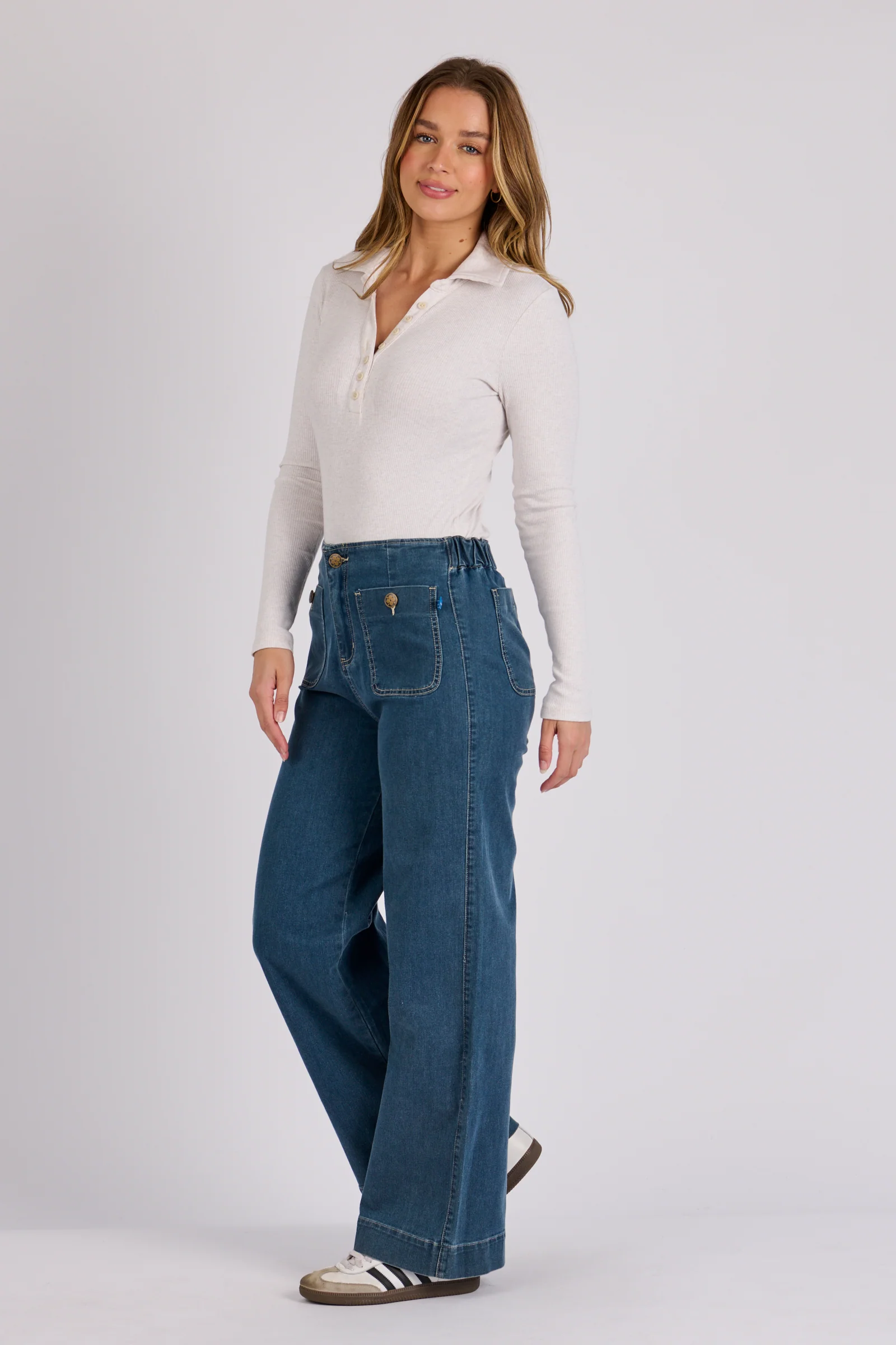 Patch Pocket Jeans