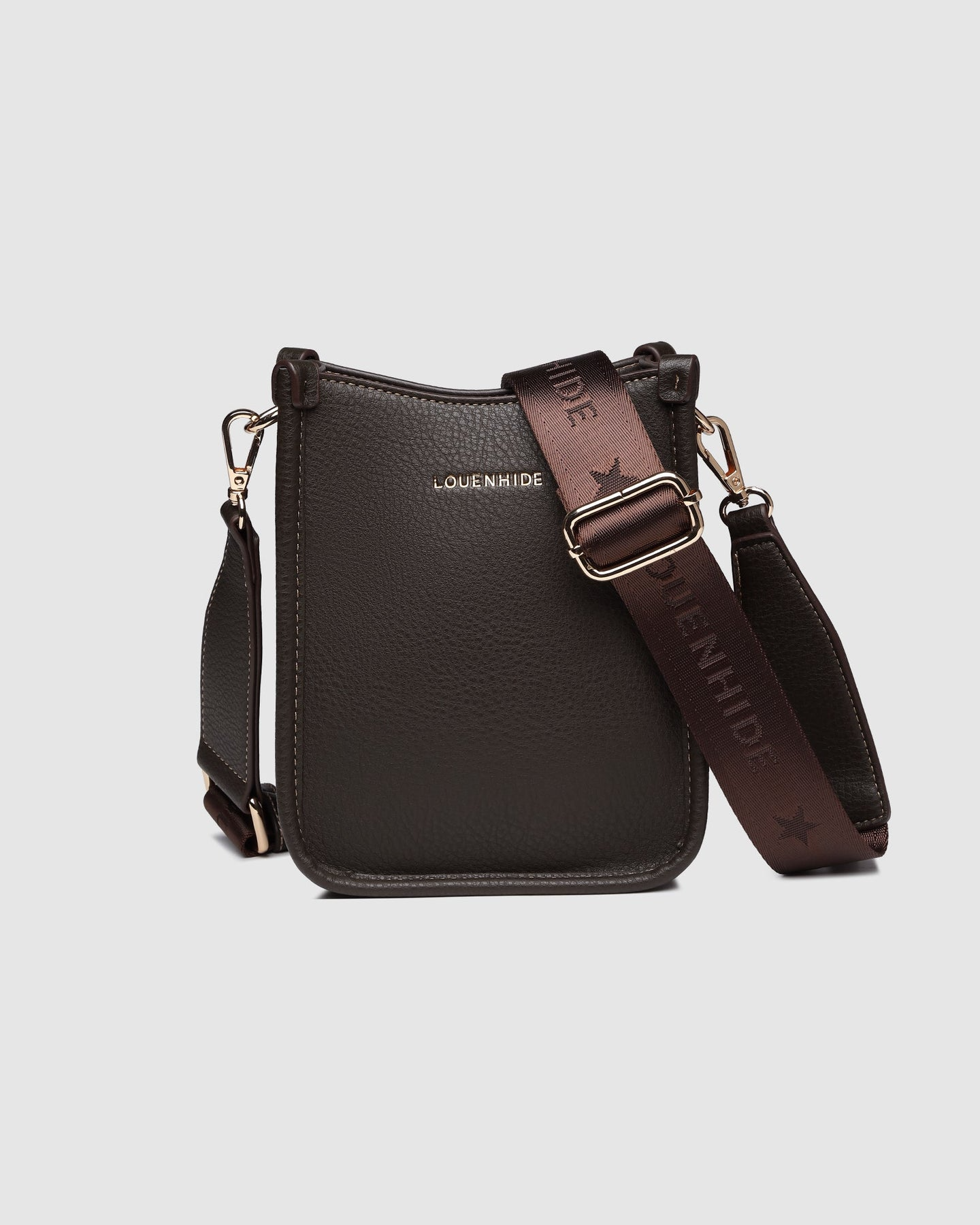Parker Phone Crossbody Bag - Chocolate