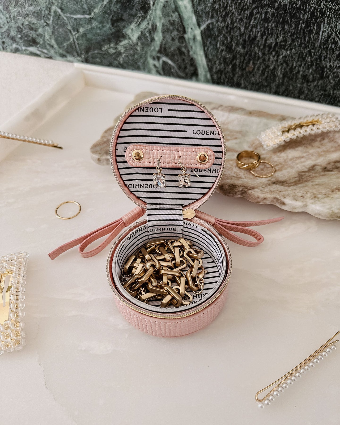 Sofia Jewellery Box - Pale Pink