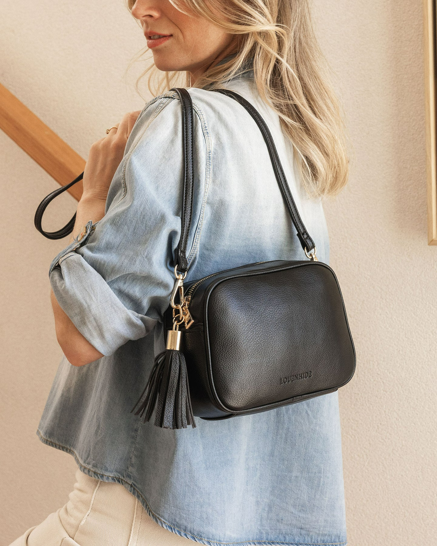 Jacinta Gia Crossbody Bag - Black