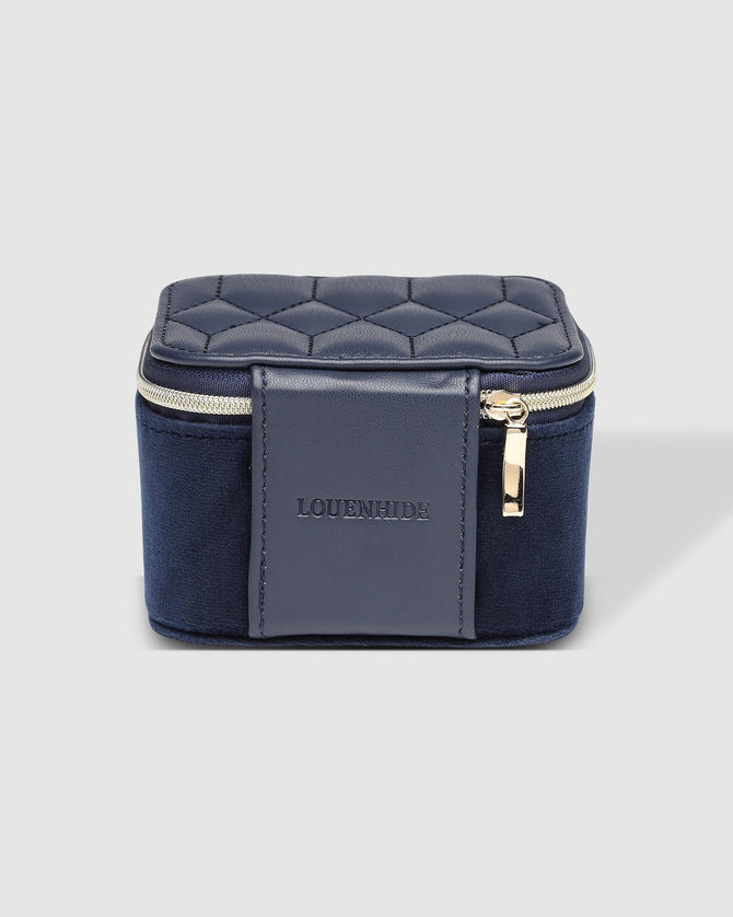 Beau Jewellery Box - Velvet Navy