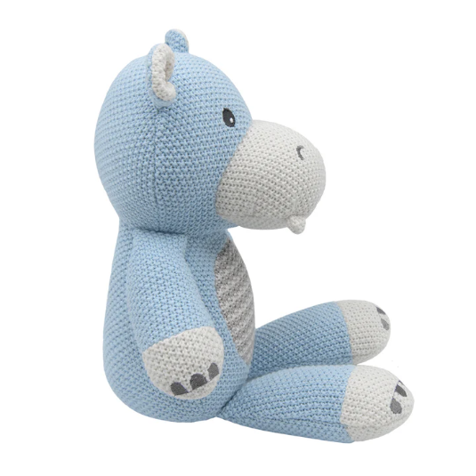 Henry The Hippo Knitted Toy