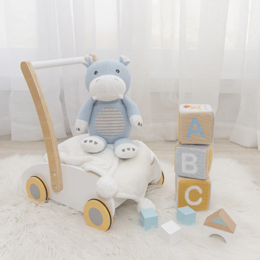 Henry The Hippo Knitted Toy