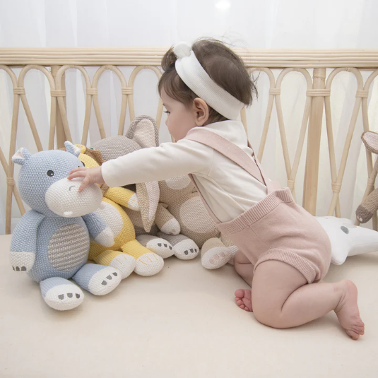 Henry The Hippo Knitted Toy