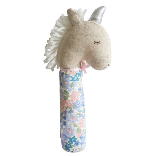 Yvette Unicorn Squeaker - Liberty Blue