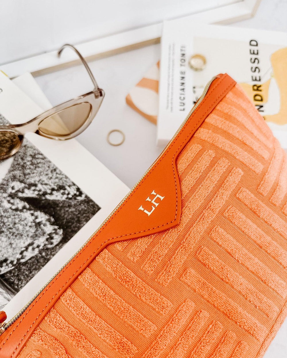 Serena Cosmetic Case - Orange