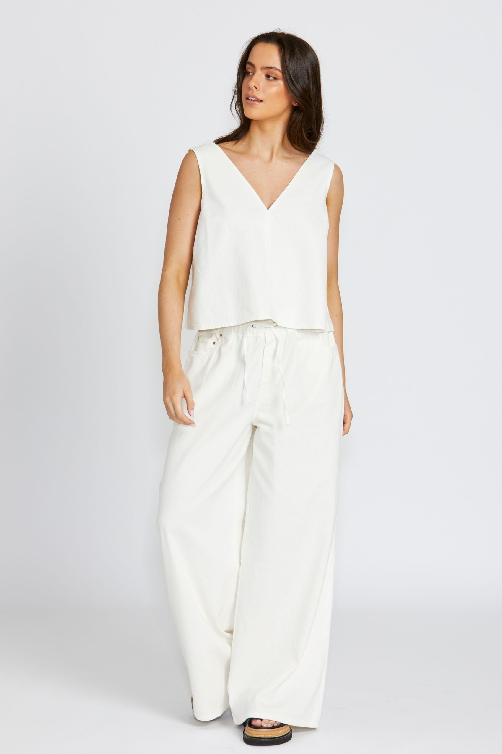 Cleo Top - Ecru