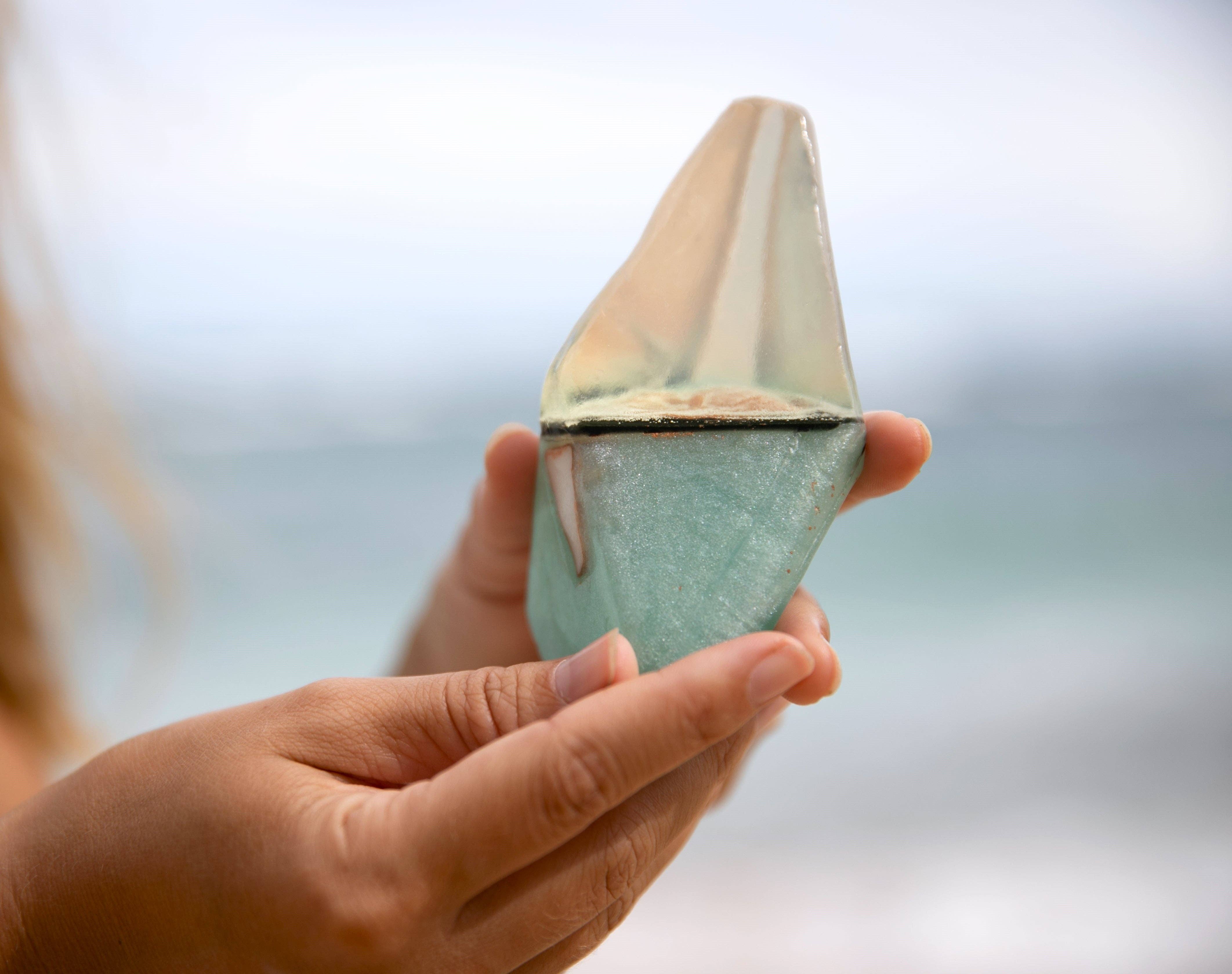 Aquamarine Crystal Soap - Lemongrass