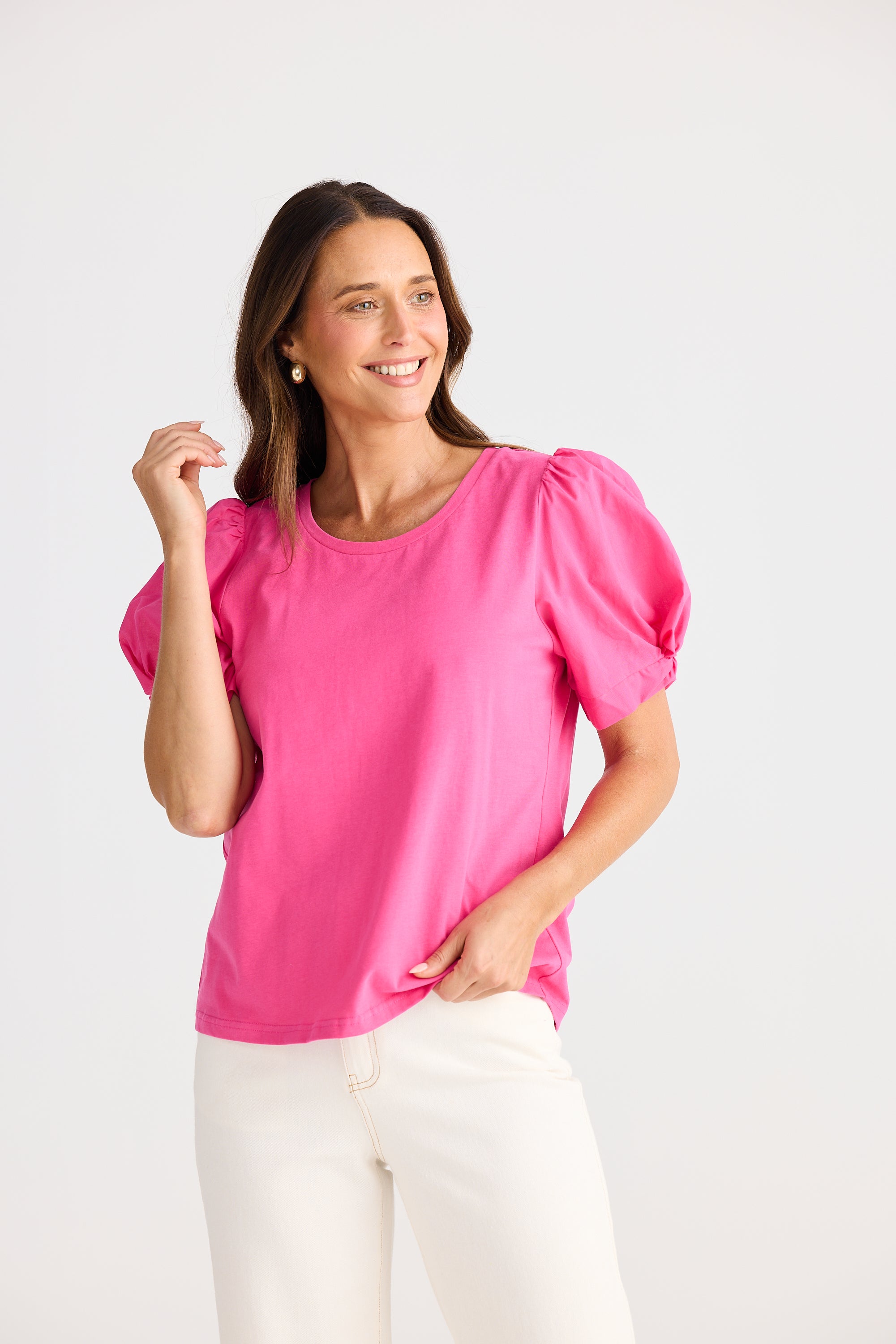 Abigail Tee - Hot Pink