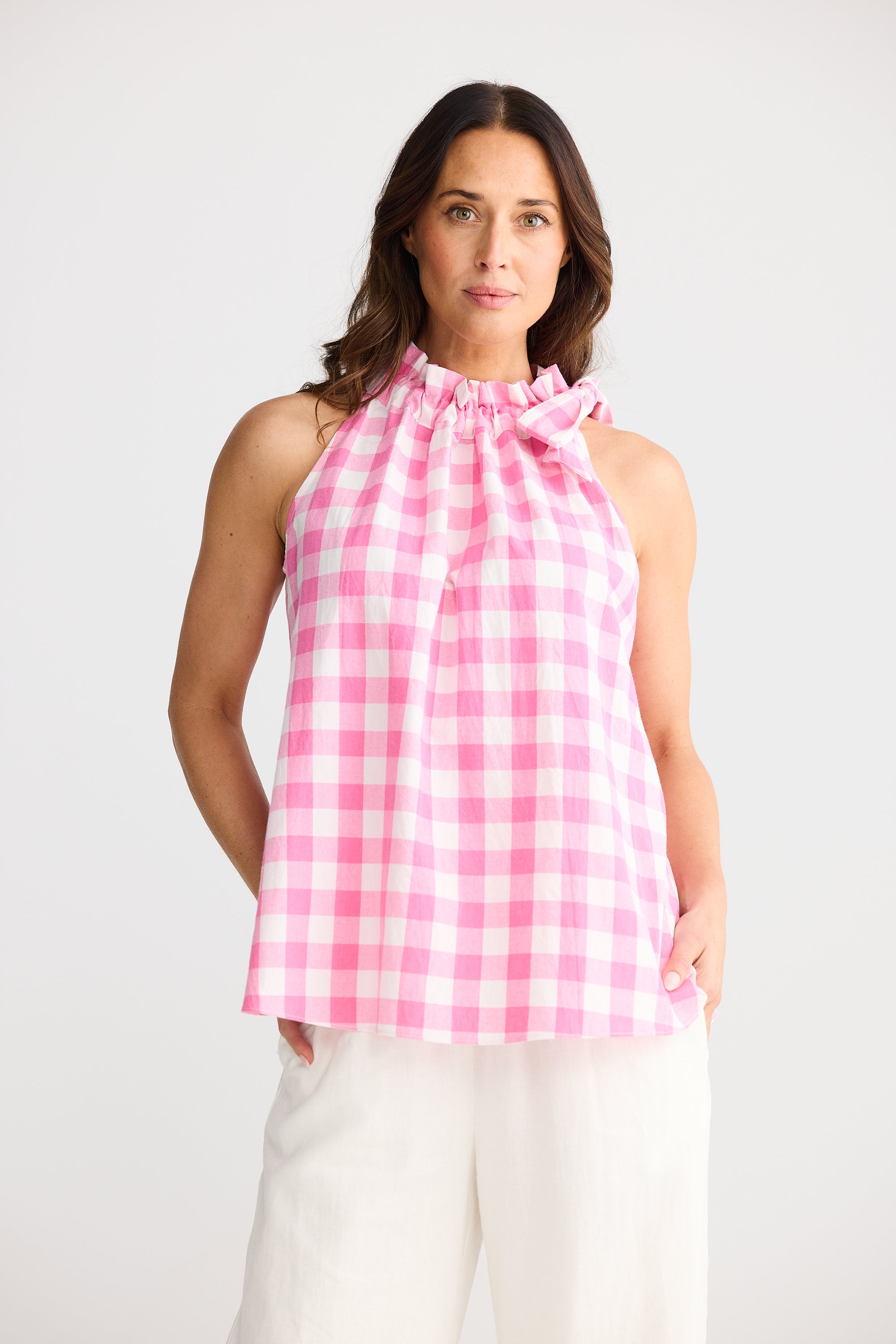 Soul Top - Pink Gingham