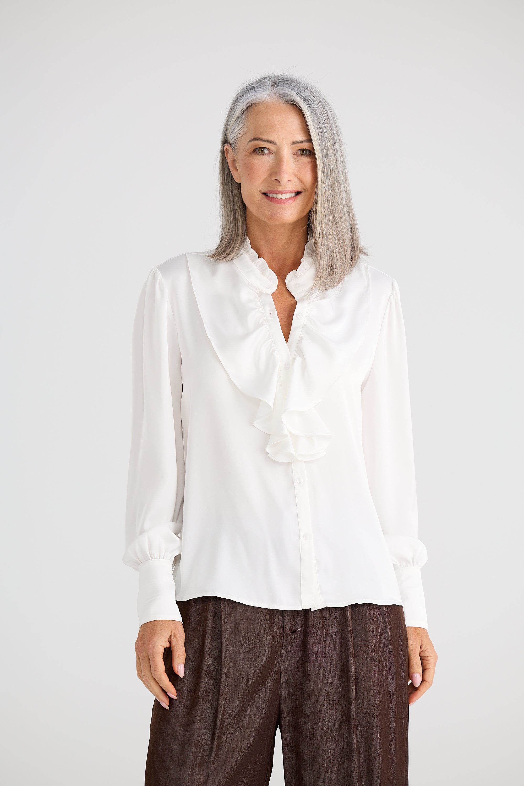 Jazzy Blouse - Ivory