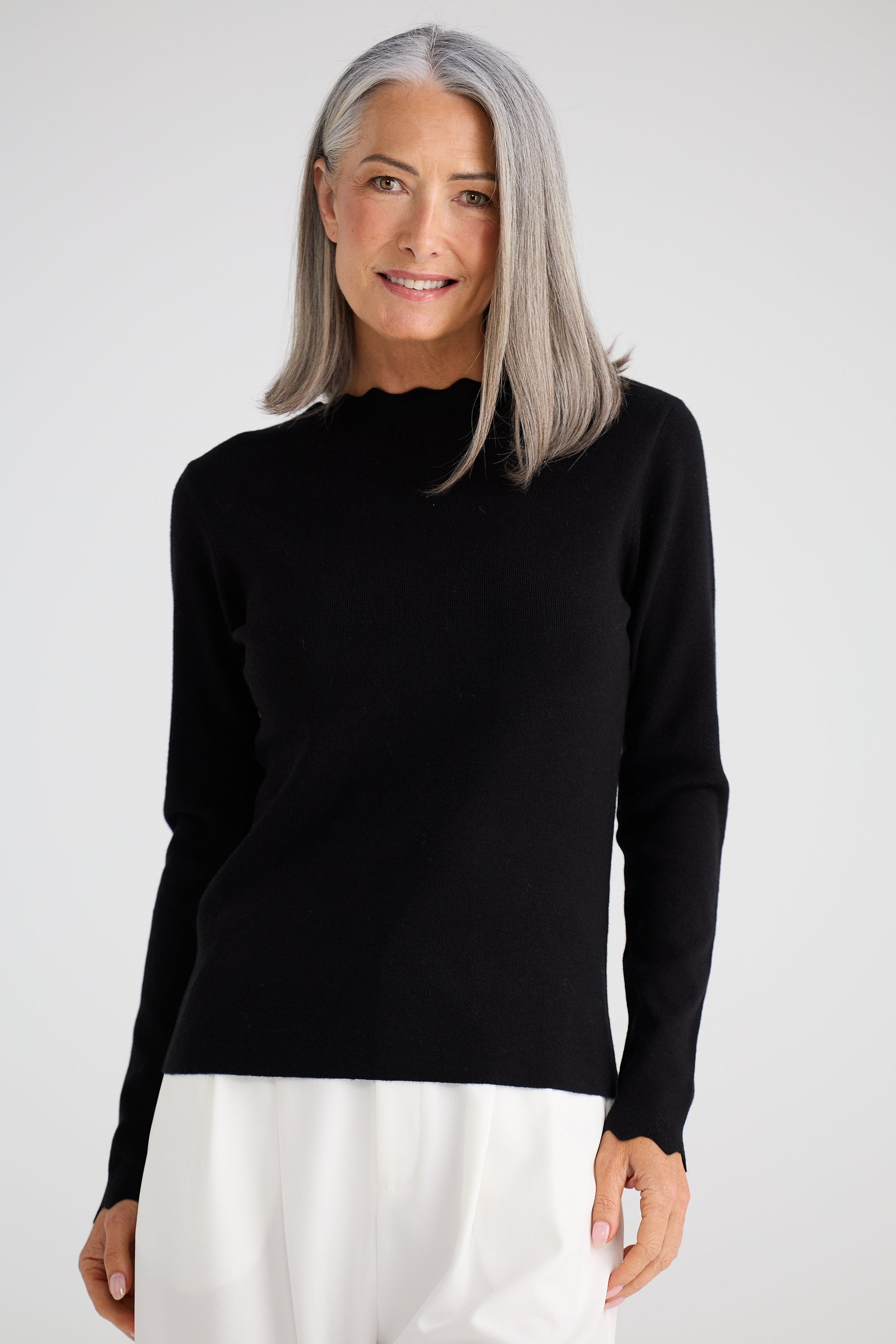 Jaden Knit Top - Black