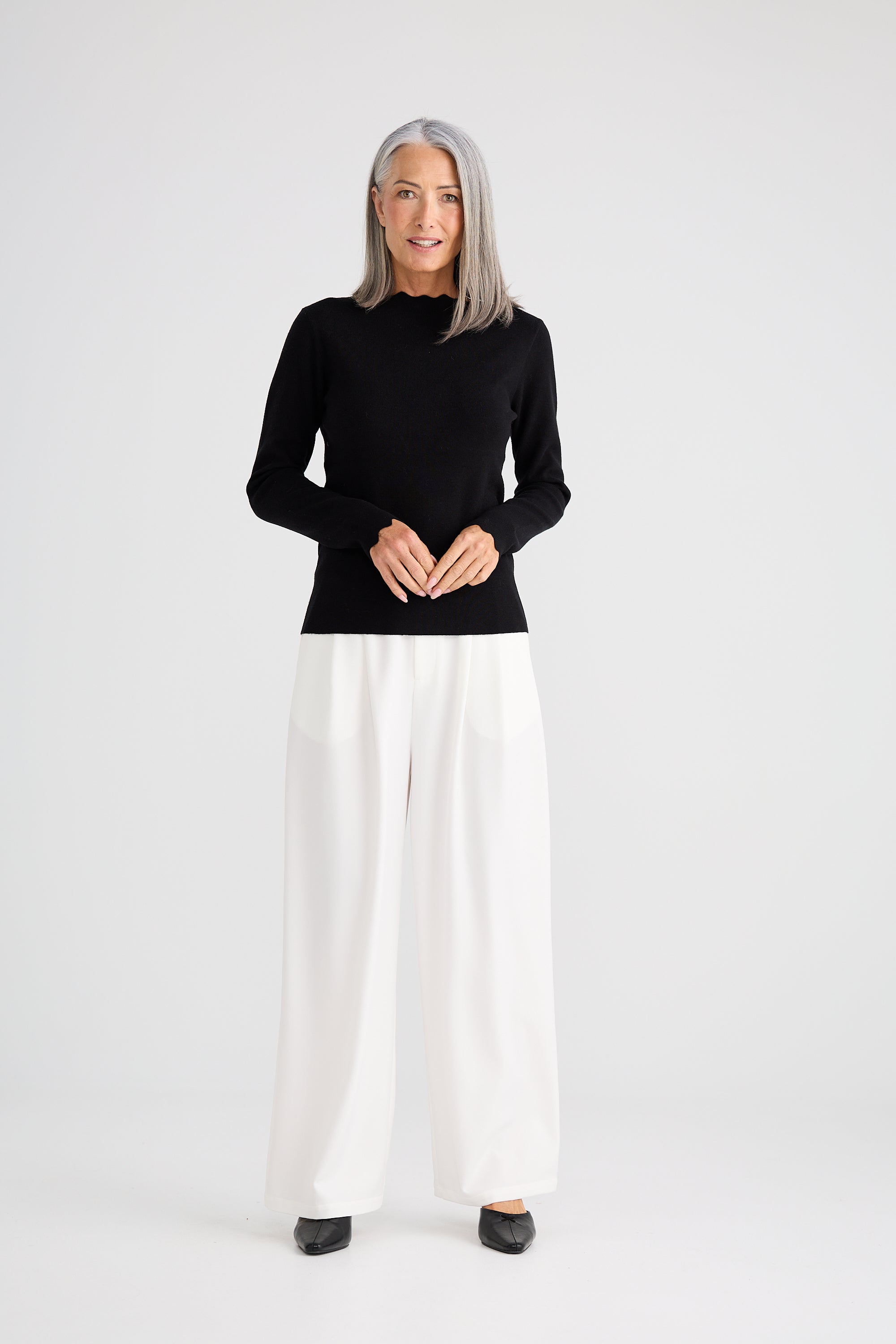 Jaden Knit Top - Black
