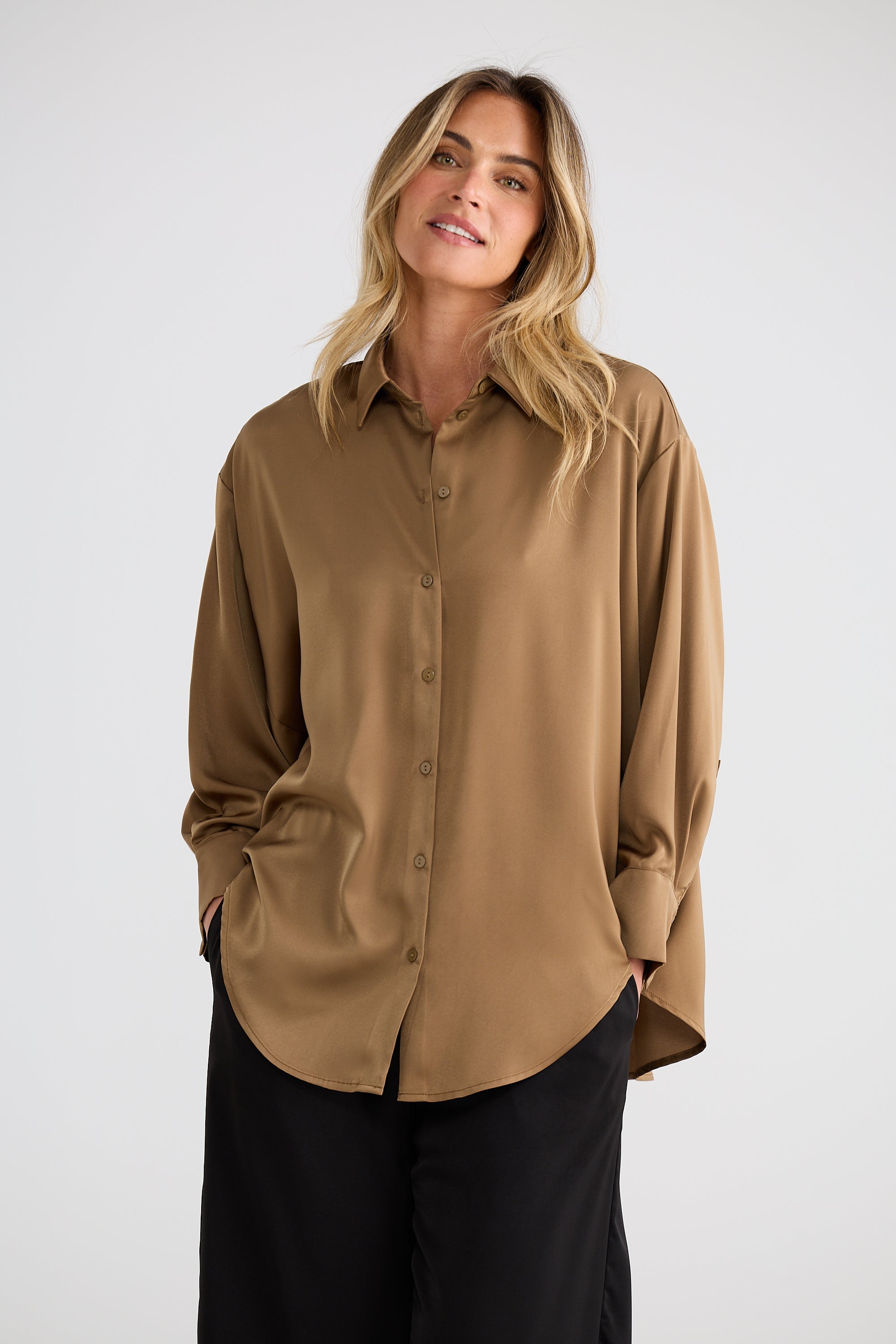 Glenda Shirt - Khaki