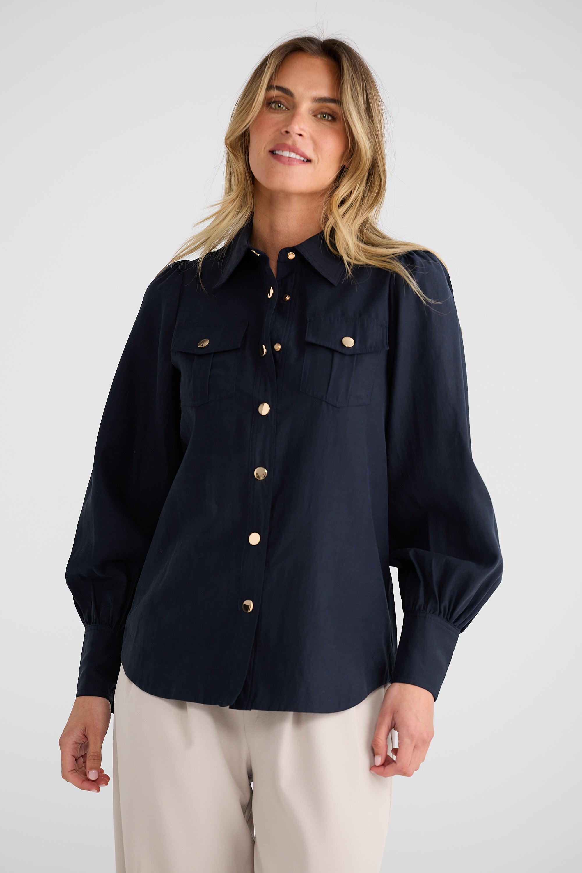 Mayfair Shirt - Navy