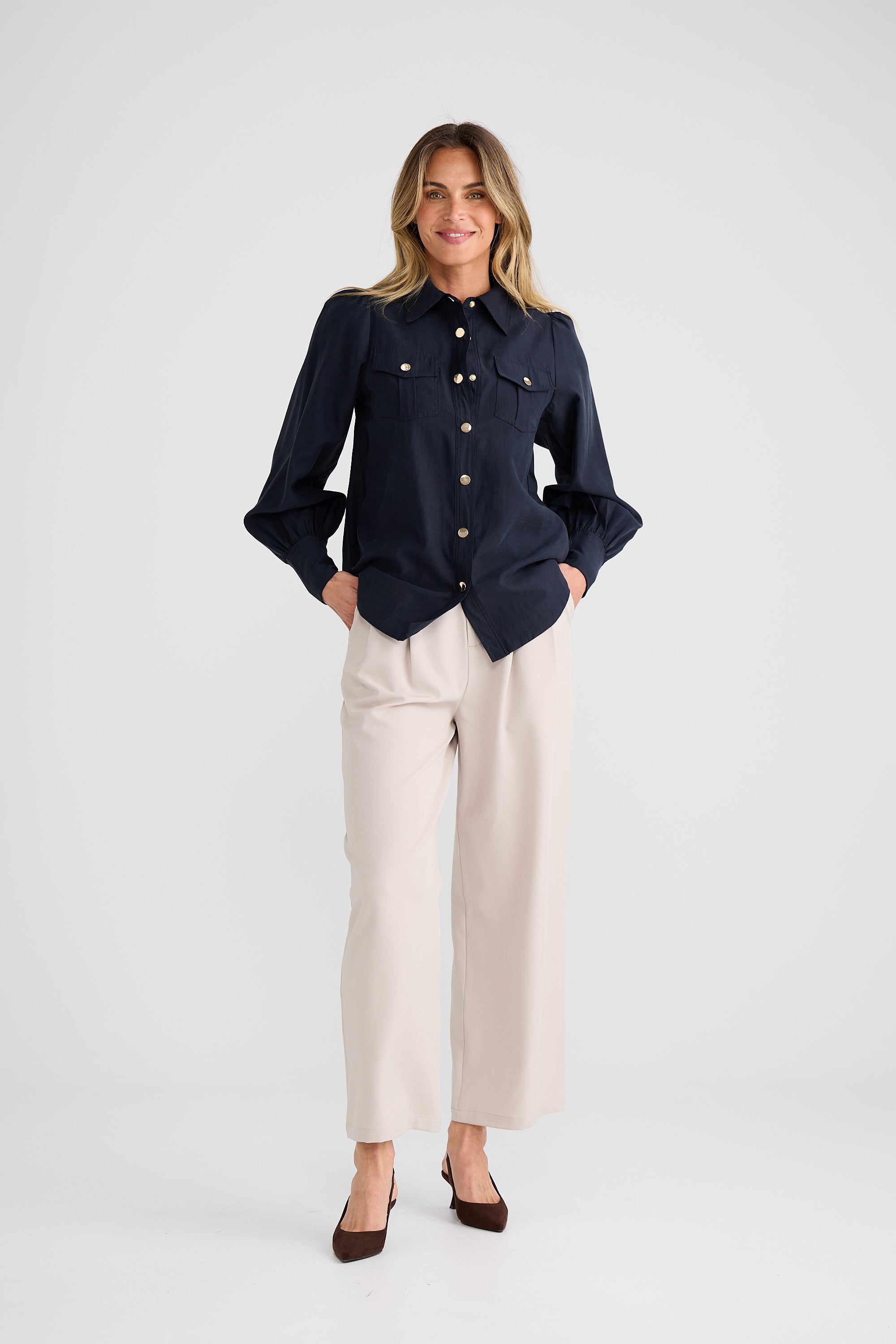 Mayfair Shirt - Navy