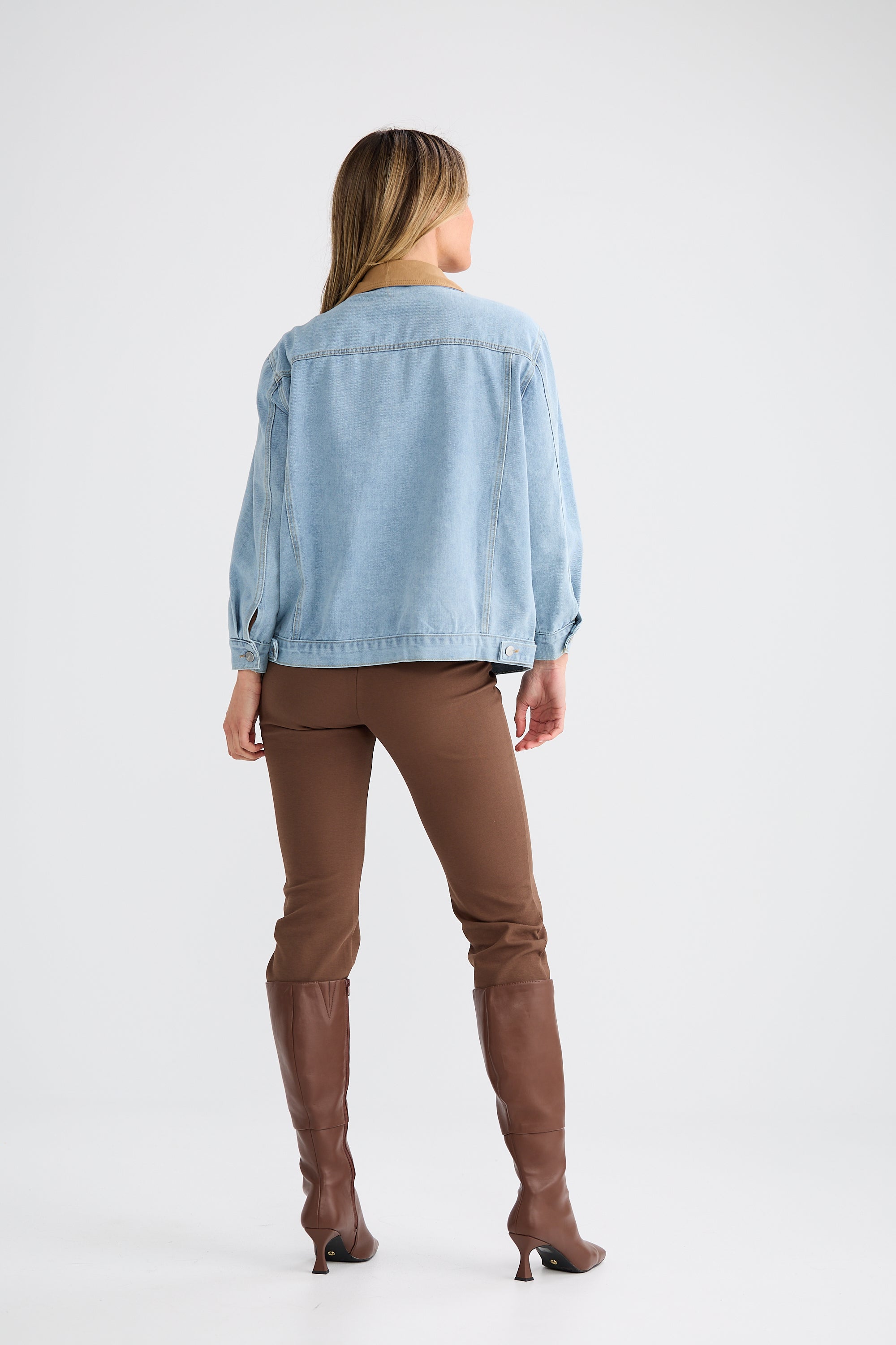 Helene Denim Jacket - Vintage Mid Wash