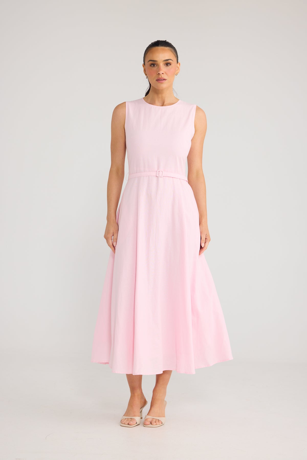 Ren Midi Dress - Soft Pink