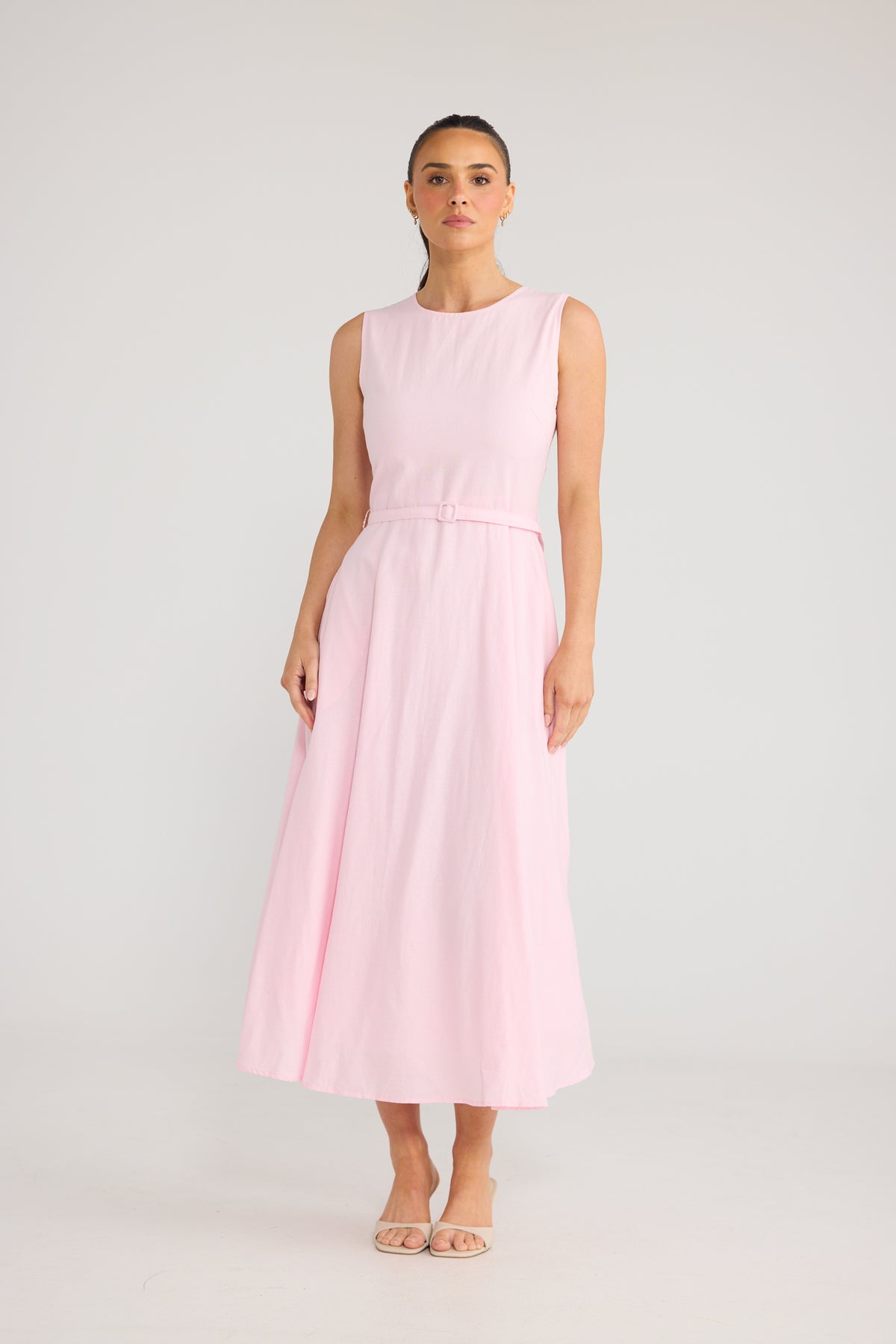 Ren Midi Dress - Soft Pink