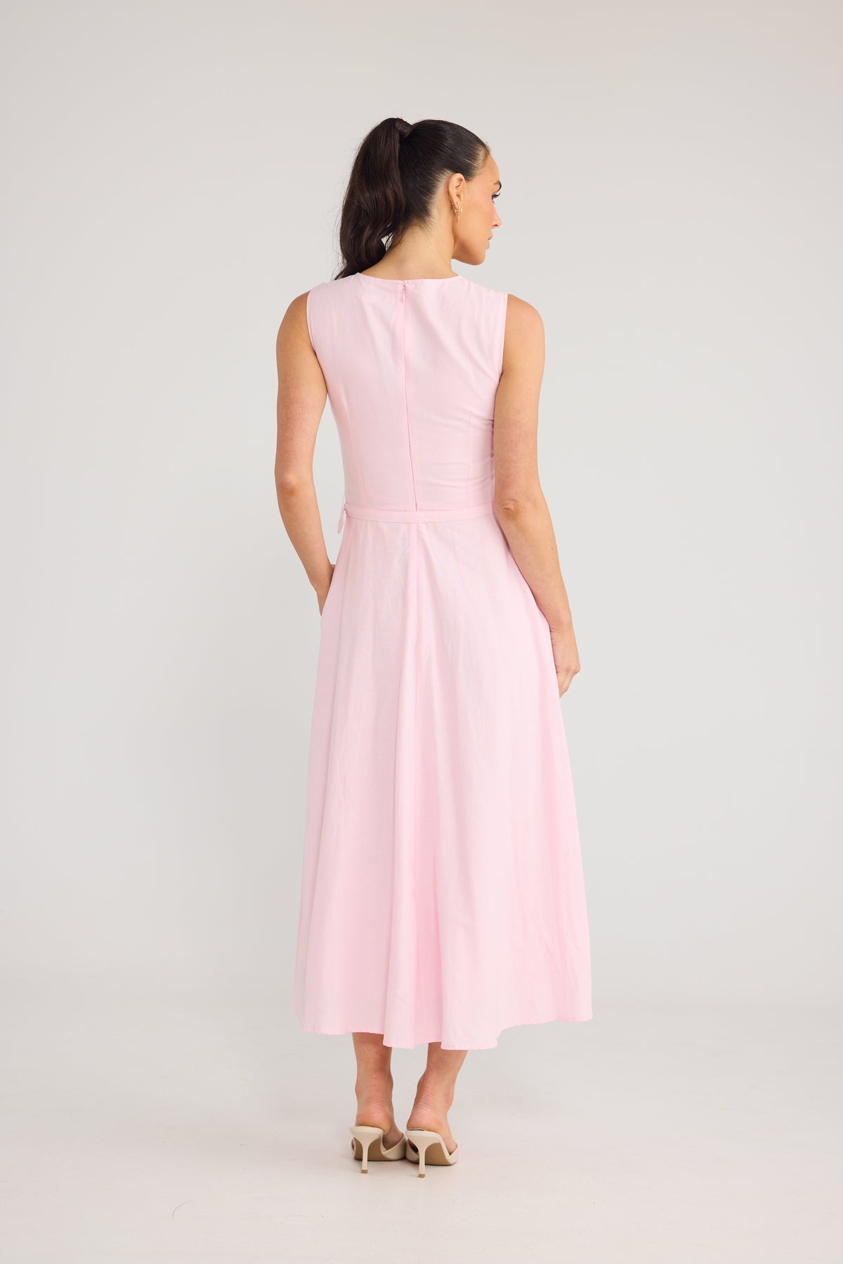 Ren Midi Dress - Soft Pink