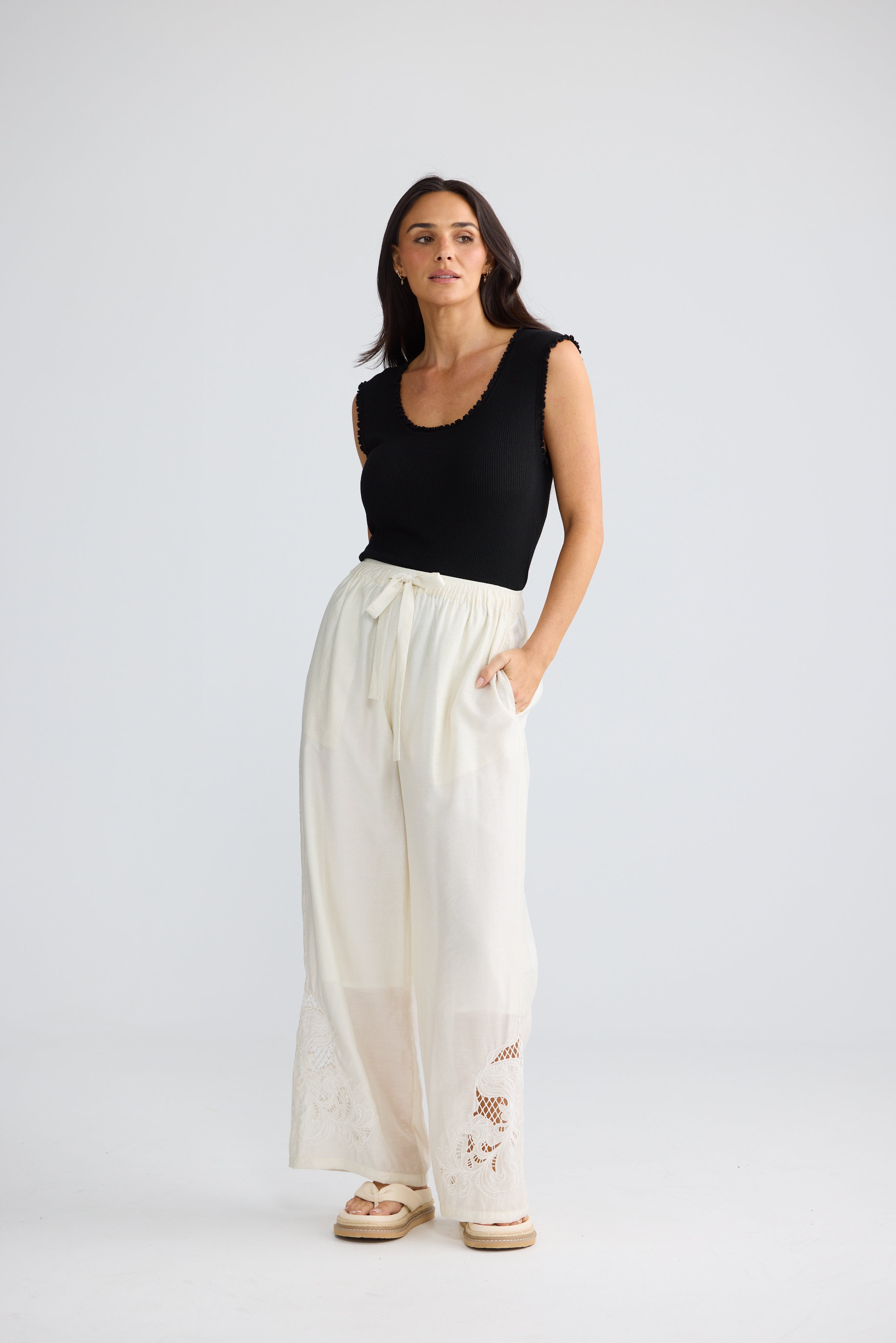 Astrid Pant - Ivory