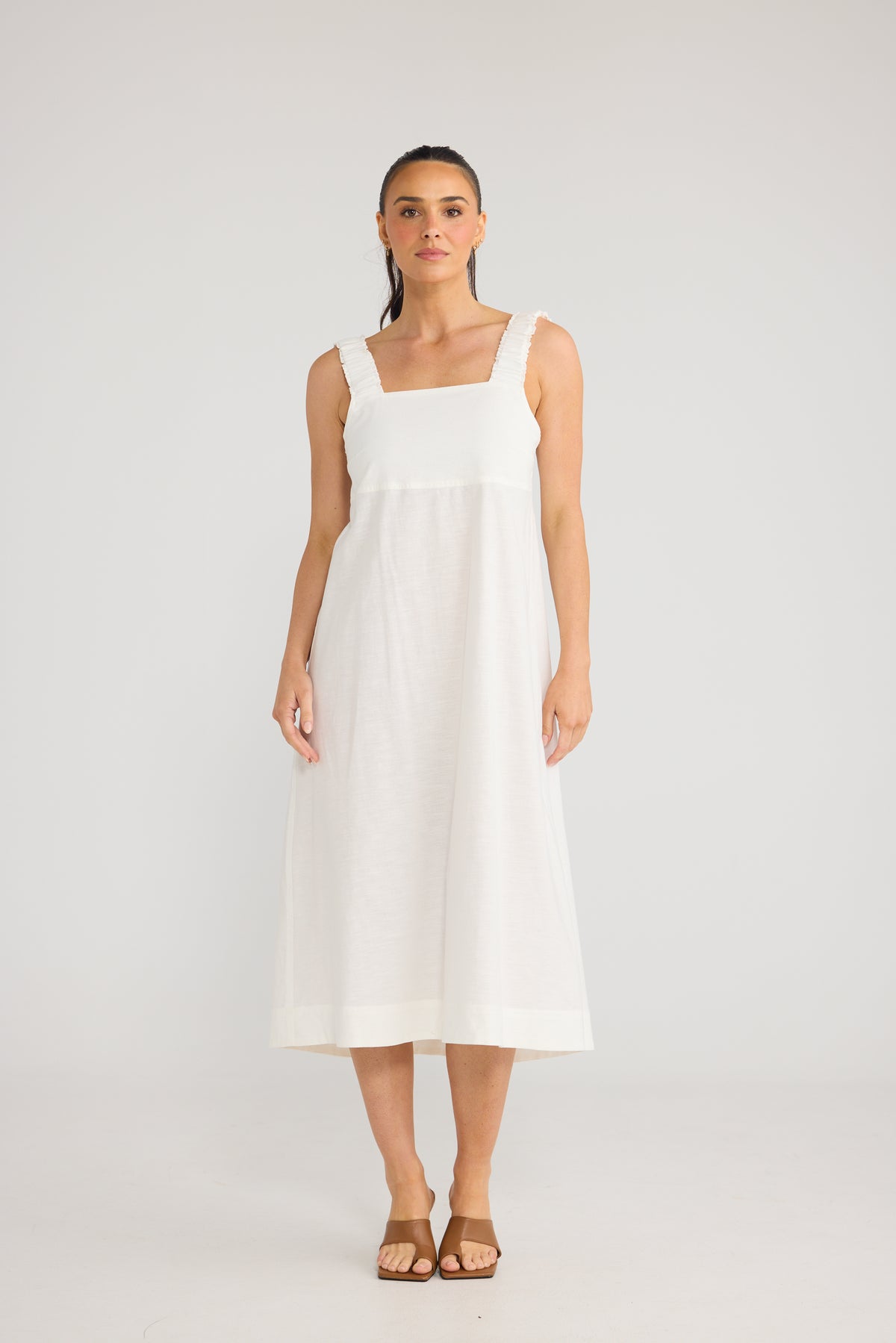 Megan Dress - Ivory