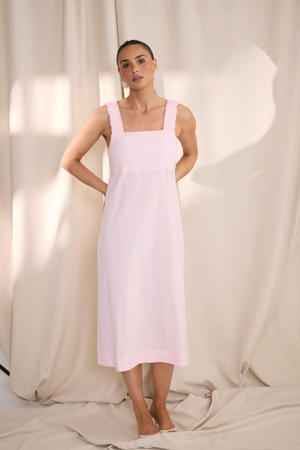 Megan Dress - Soft Pink