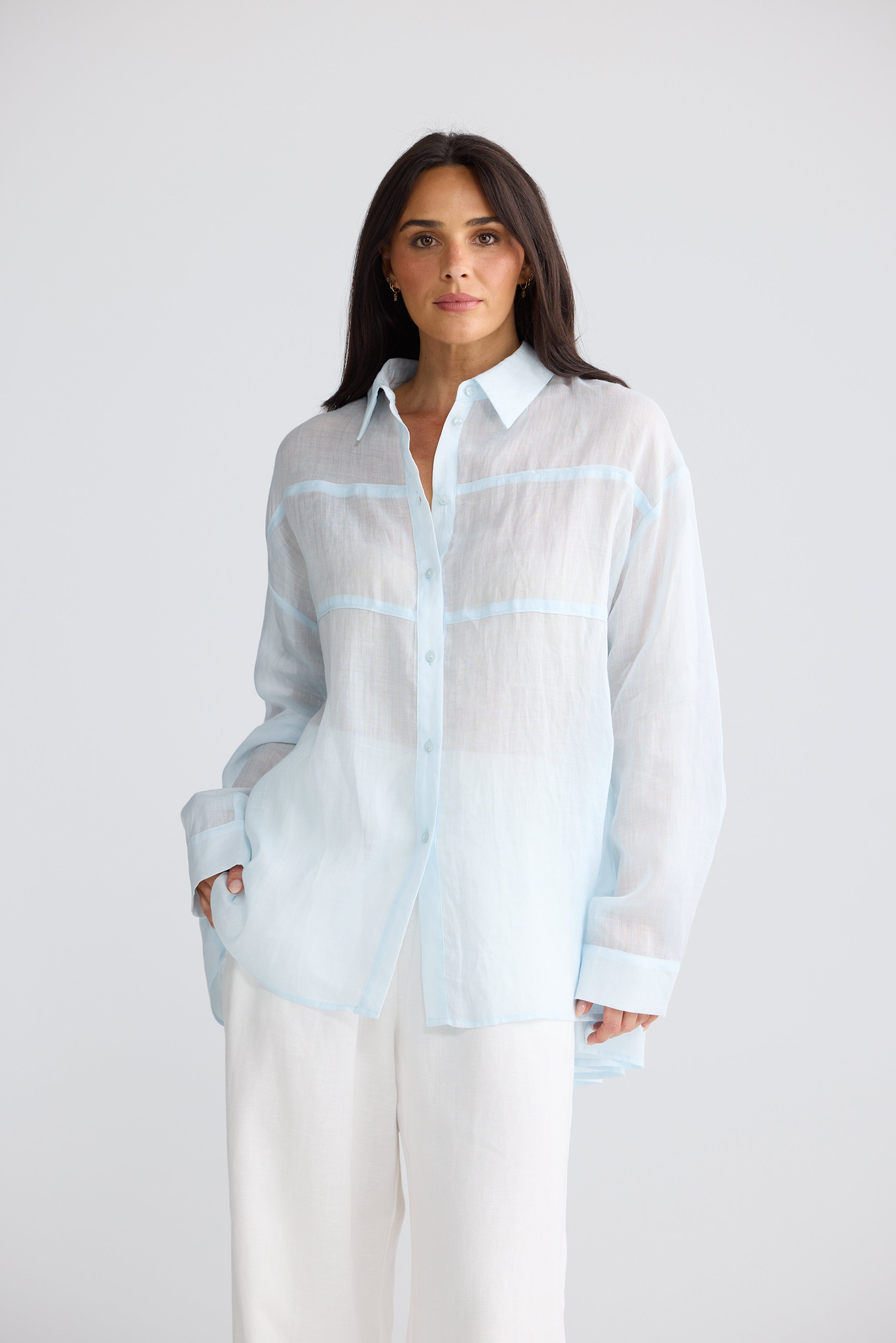 Louis Shirt - Powder Blue