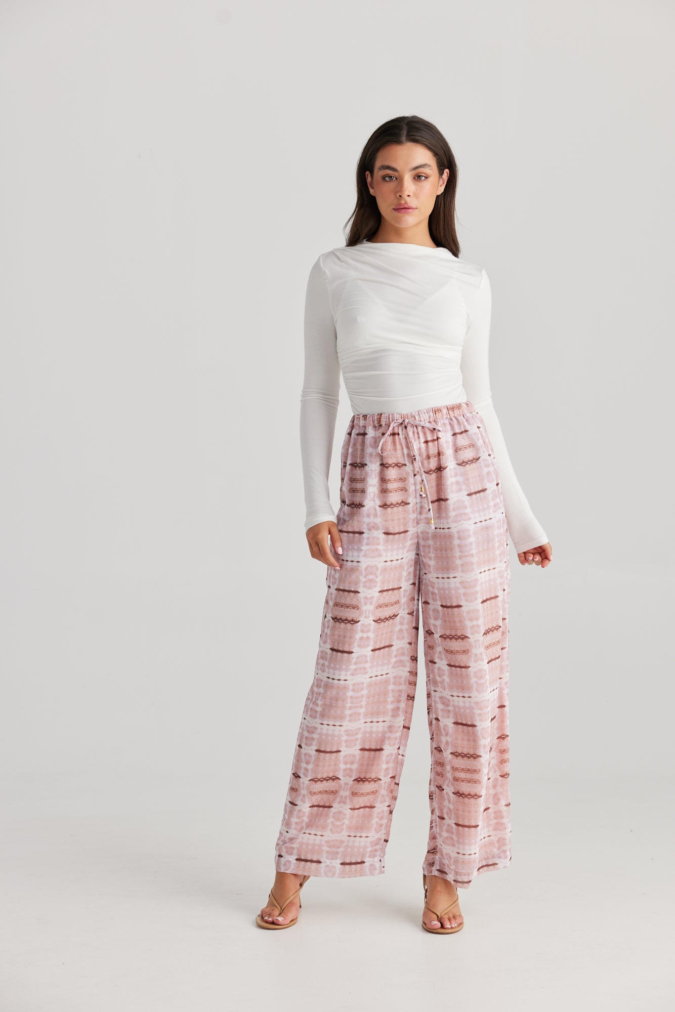 Sofia Pant - Blush Reptile