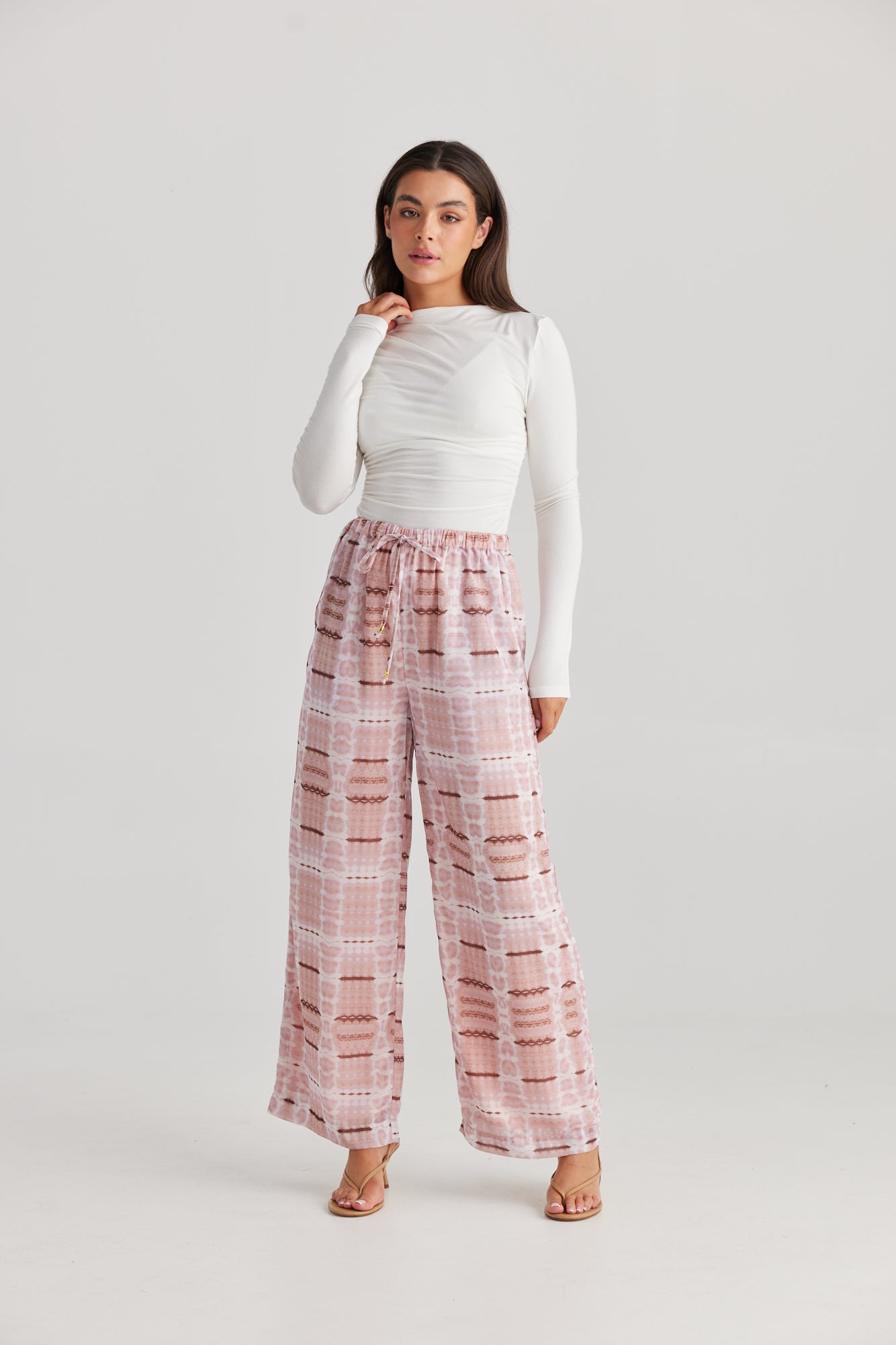 Sofia Pant - Blush Reptile