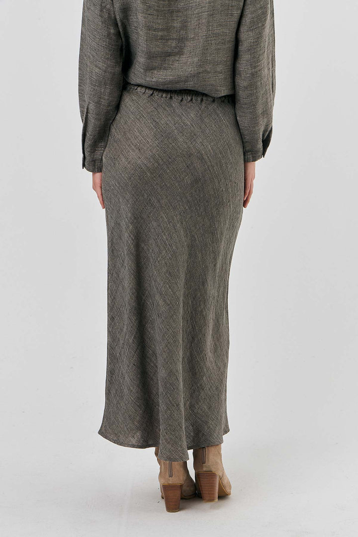 Linen Skirt - Starling