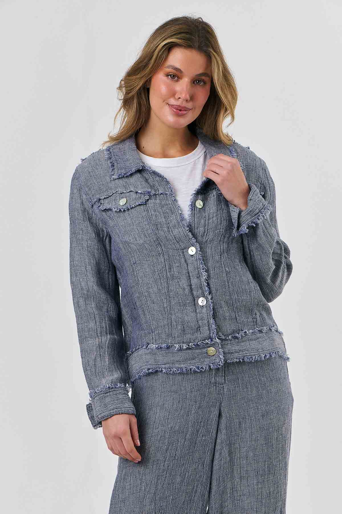 Linen Jacket - Nightfall