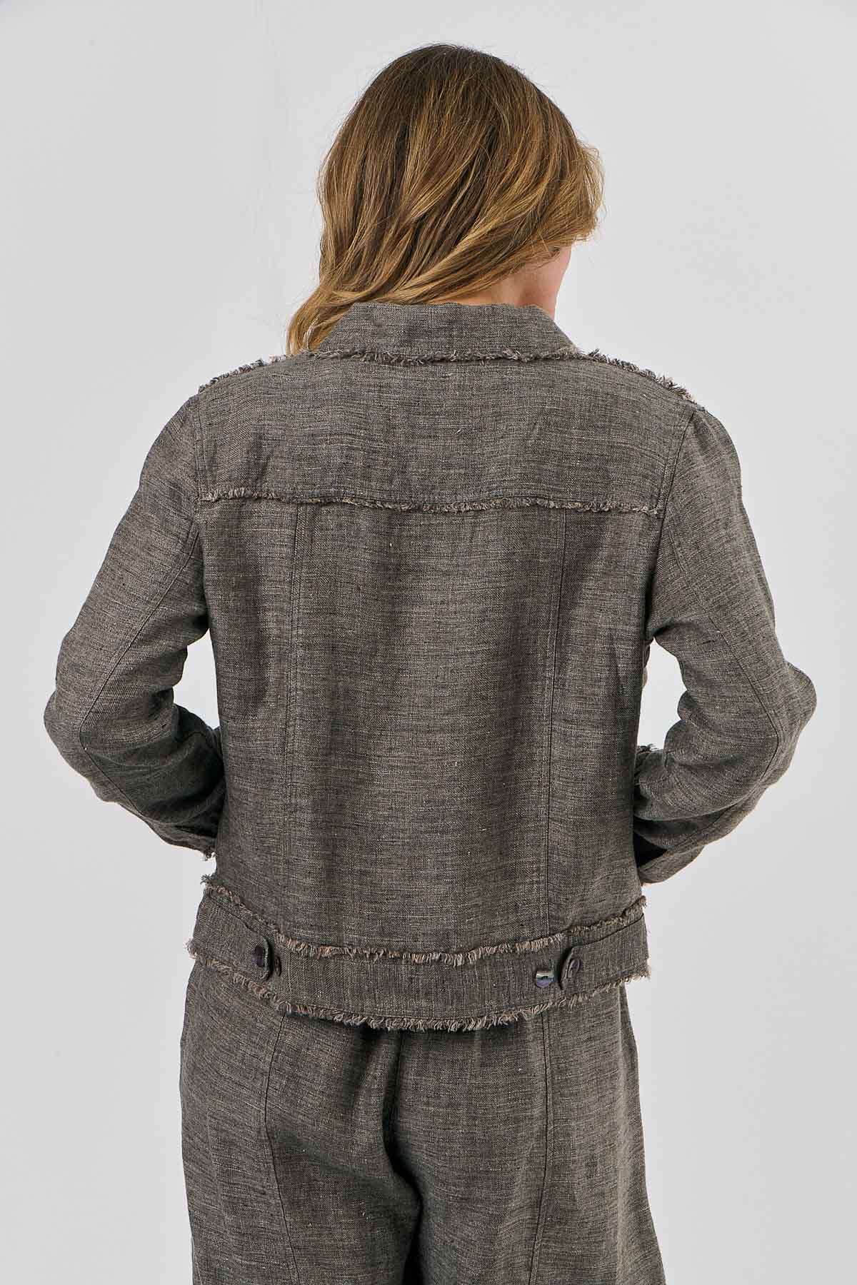 Linen Jacket - Starling