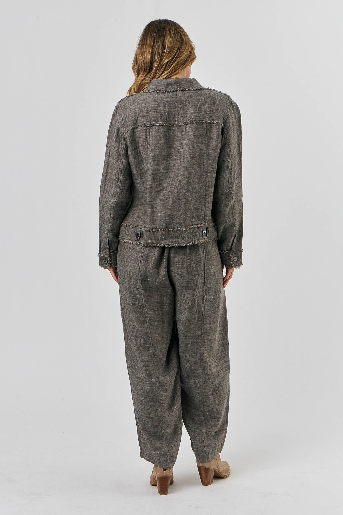 Linen Jacket - Starling