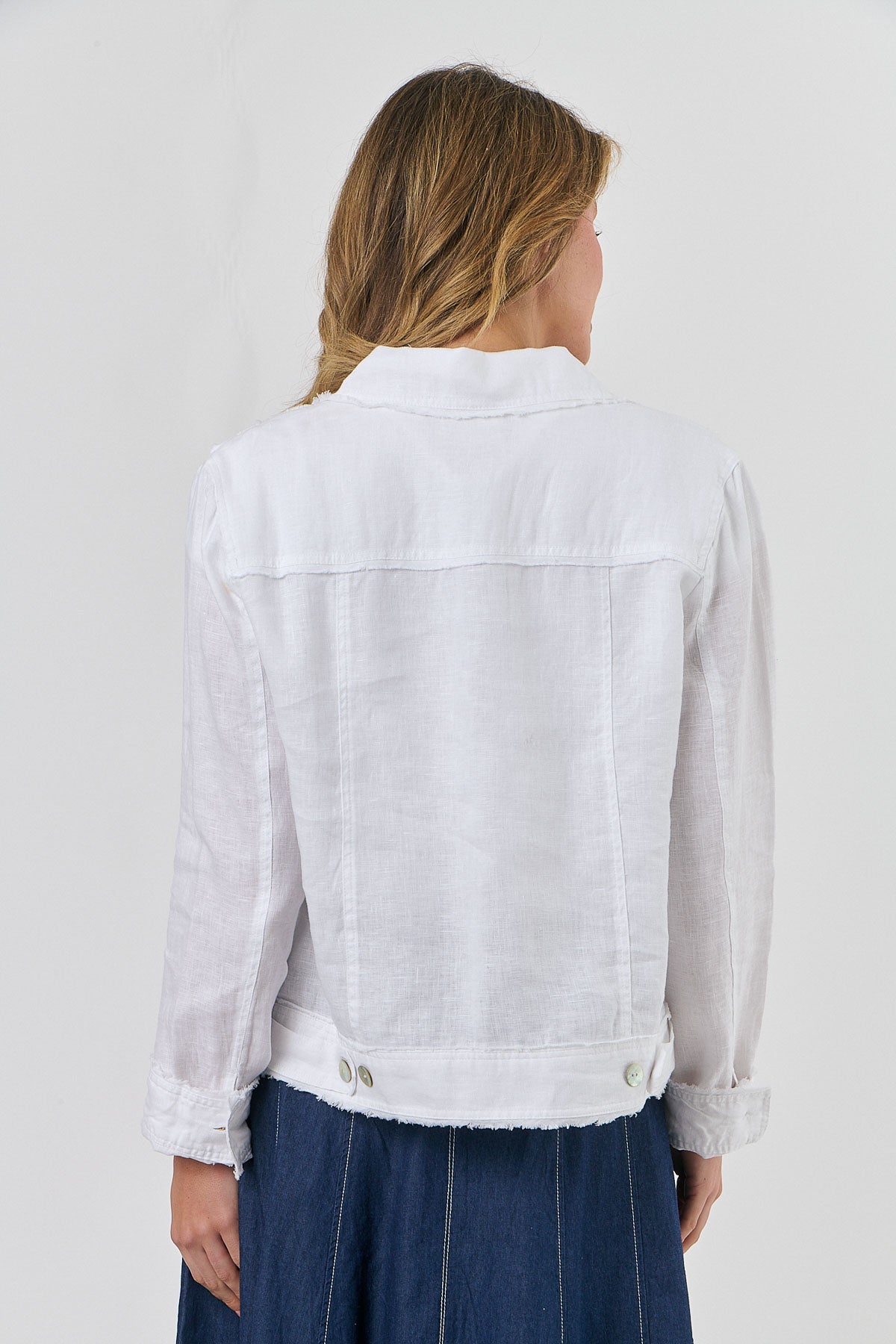 Linen Jacket - White
