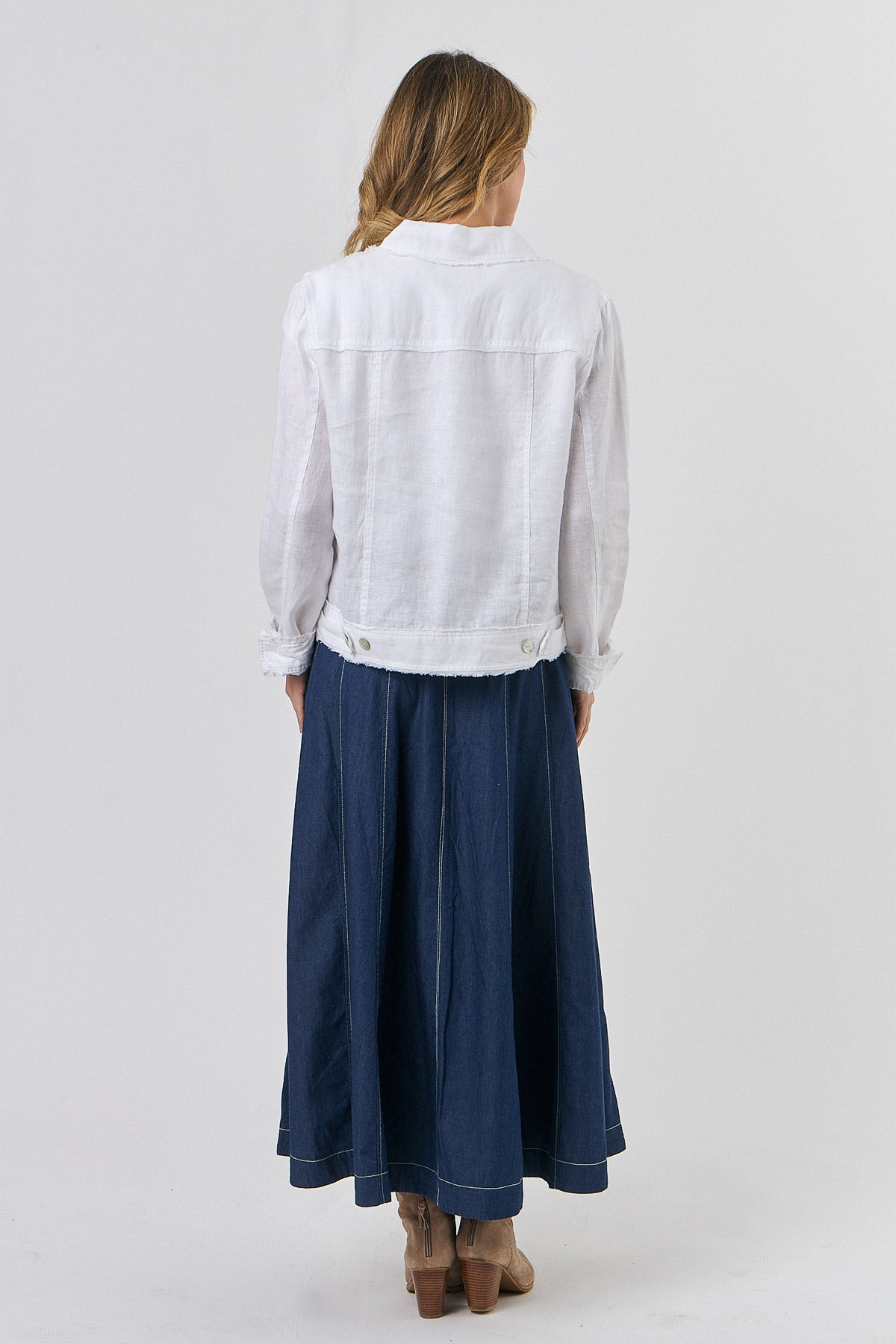 Linen Jacket - White