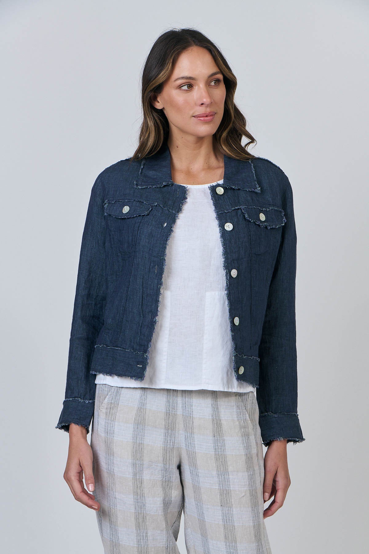 Linen Jacket - Poseidon