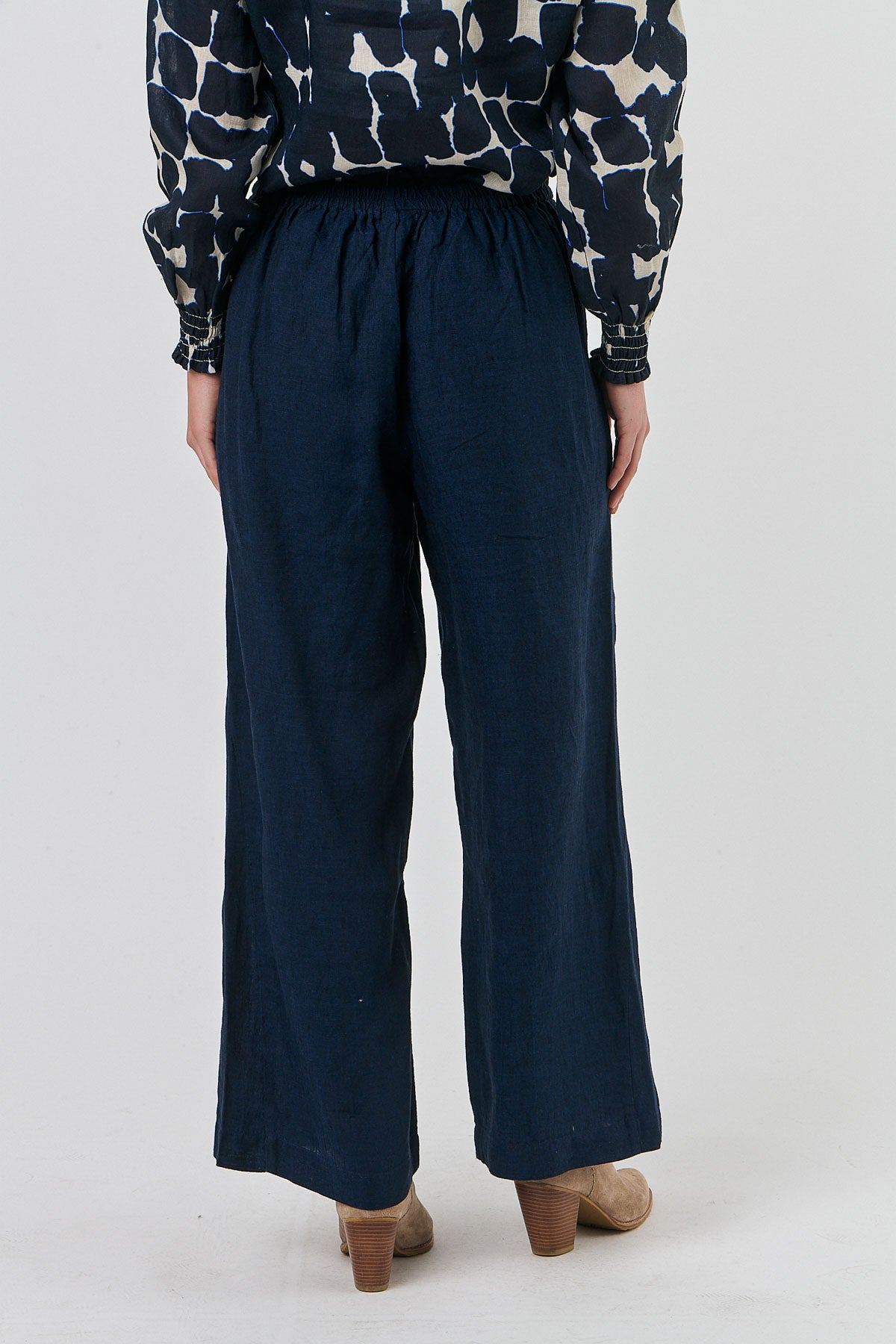 Linen Pants - Midnight