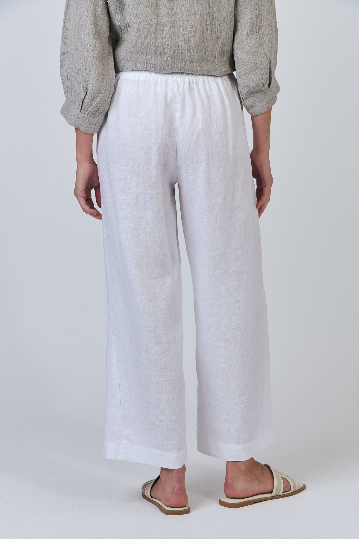 Linen Pants - White
