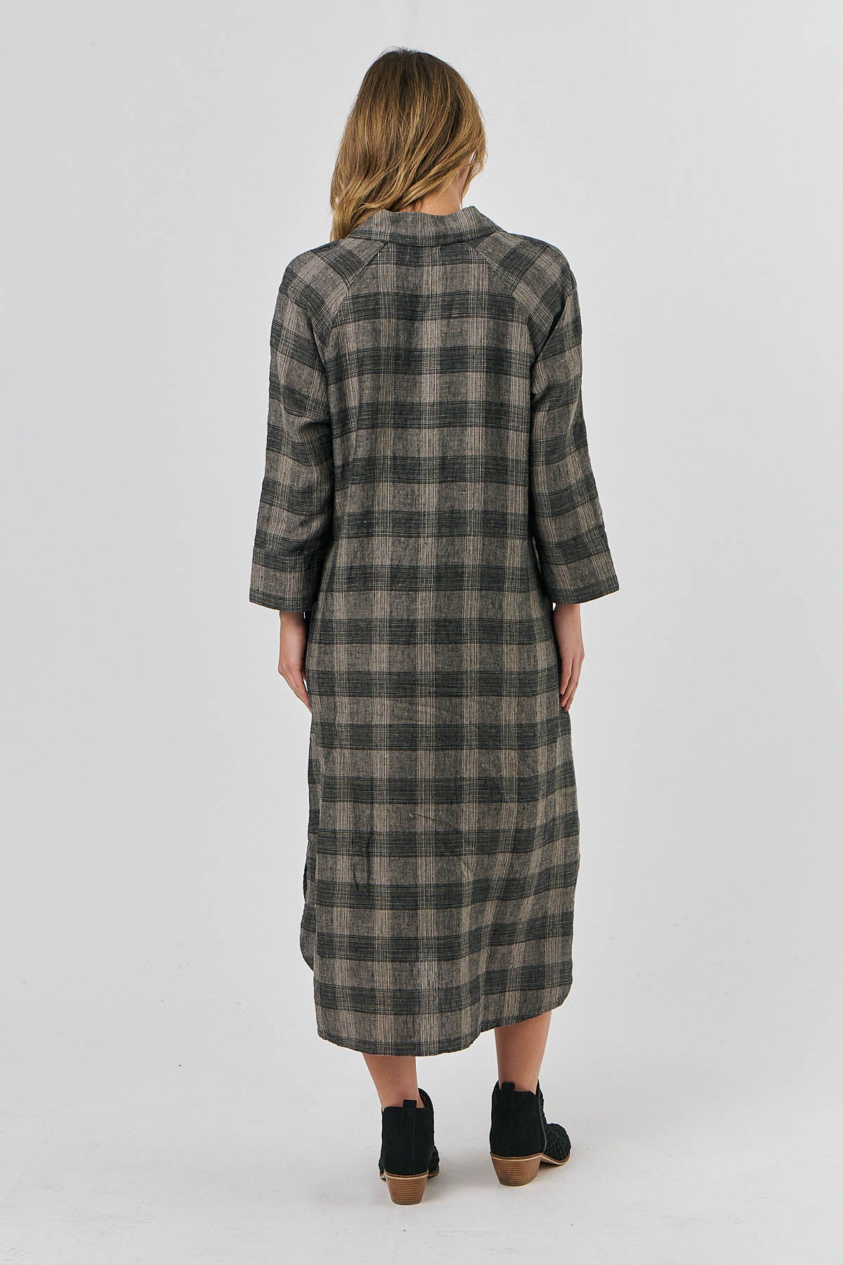 Linen Dress - Mesh