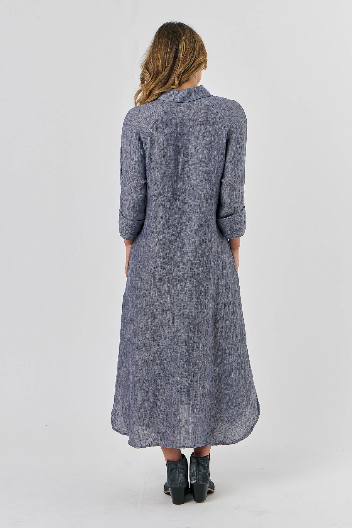 Linen Dress - Nightfall