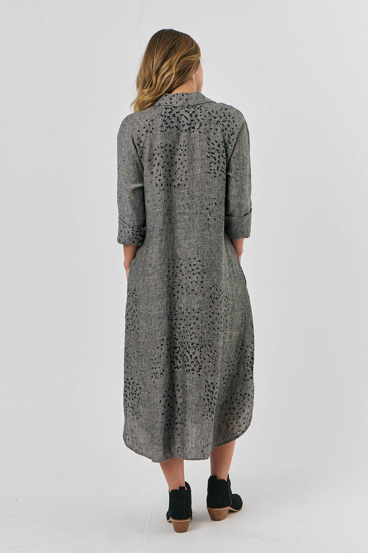 Linen Dress - Peppercorns
