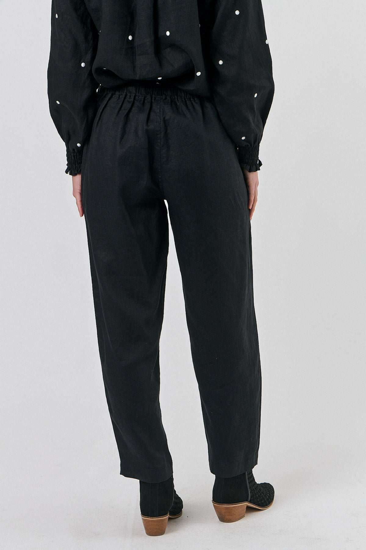 Linen Pants - Black