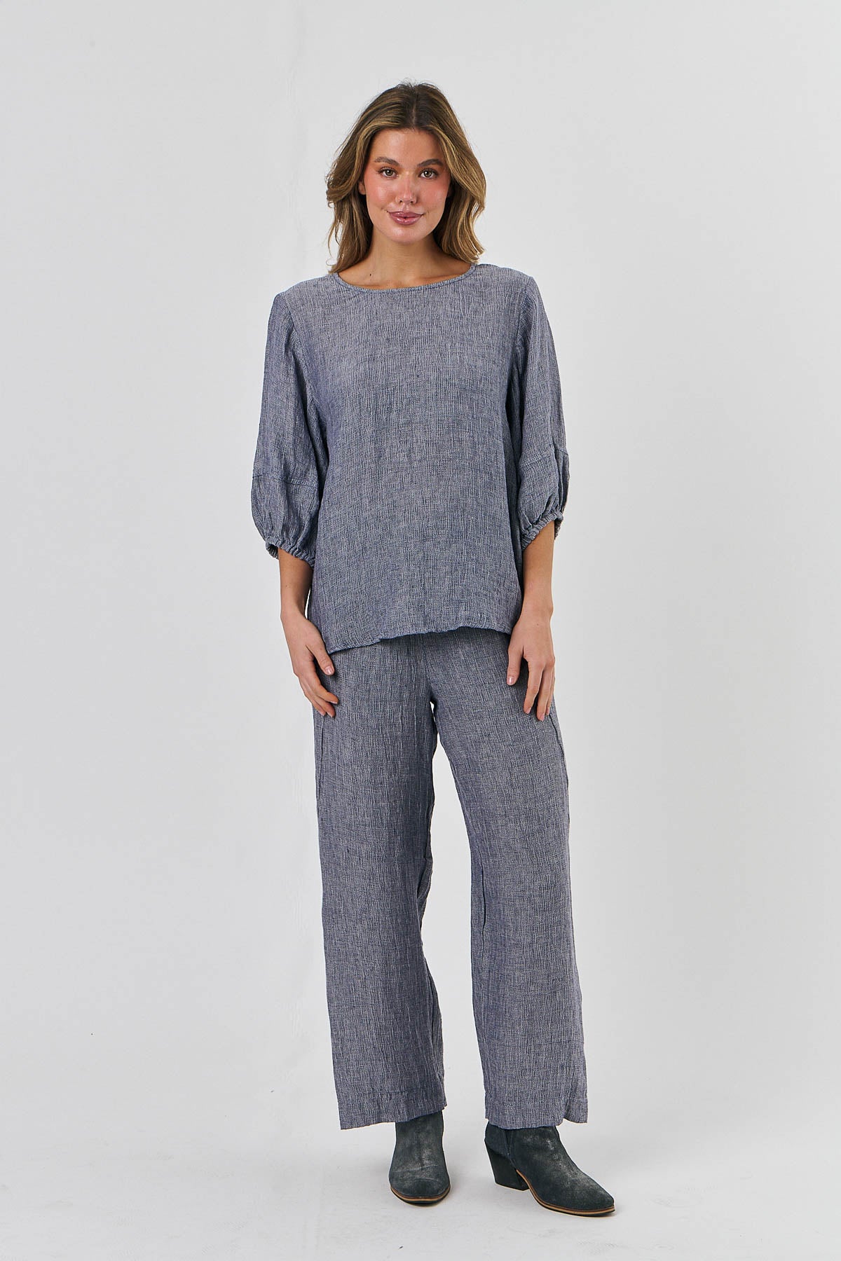 Linen Top - Nightfall