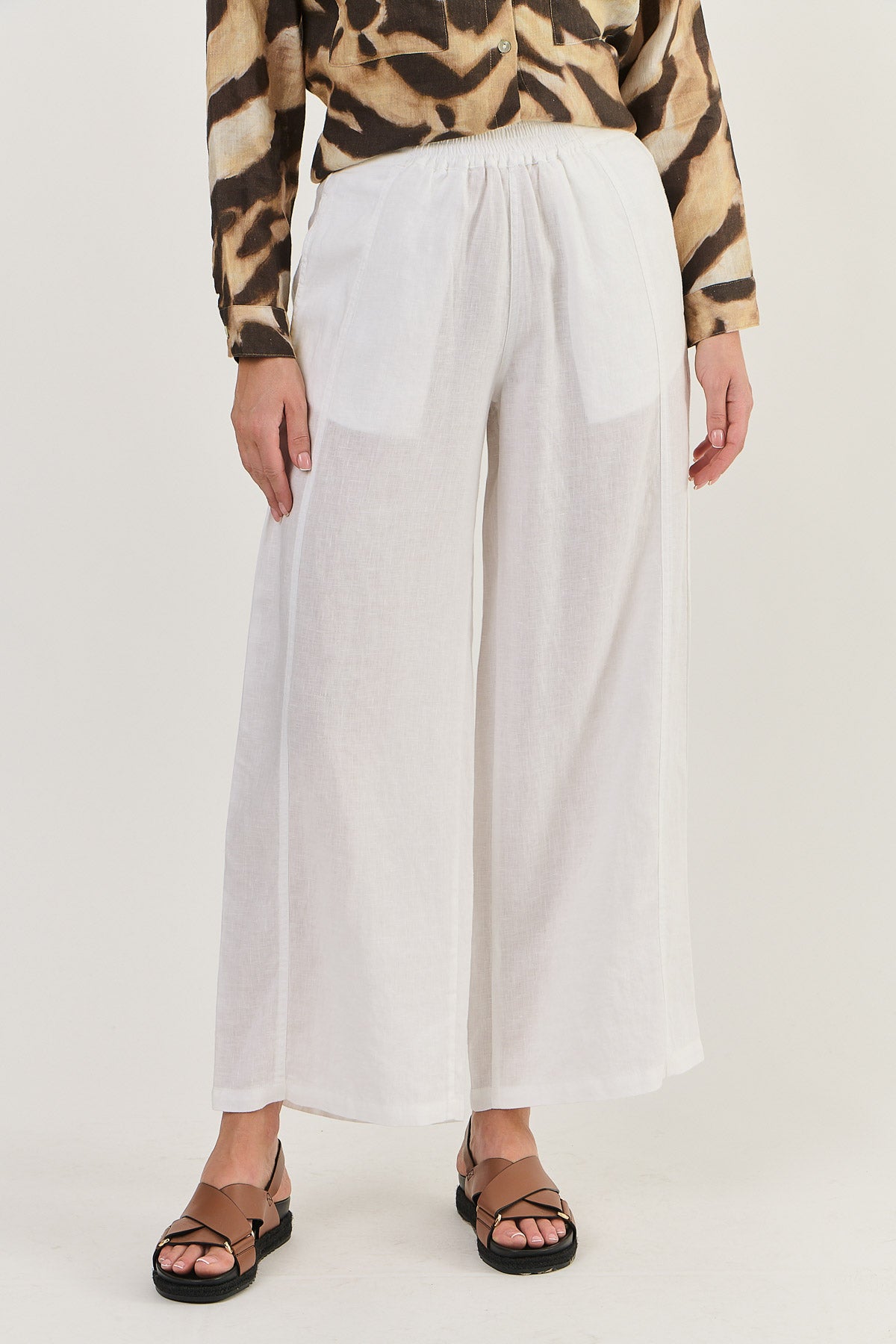 Linen Pants - White