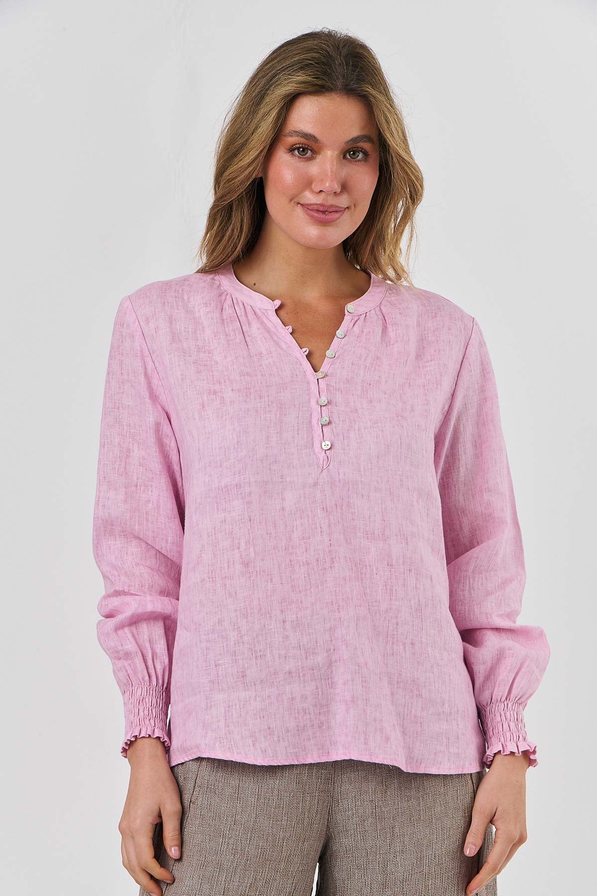 Linen Top - Verbena