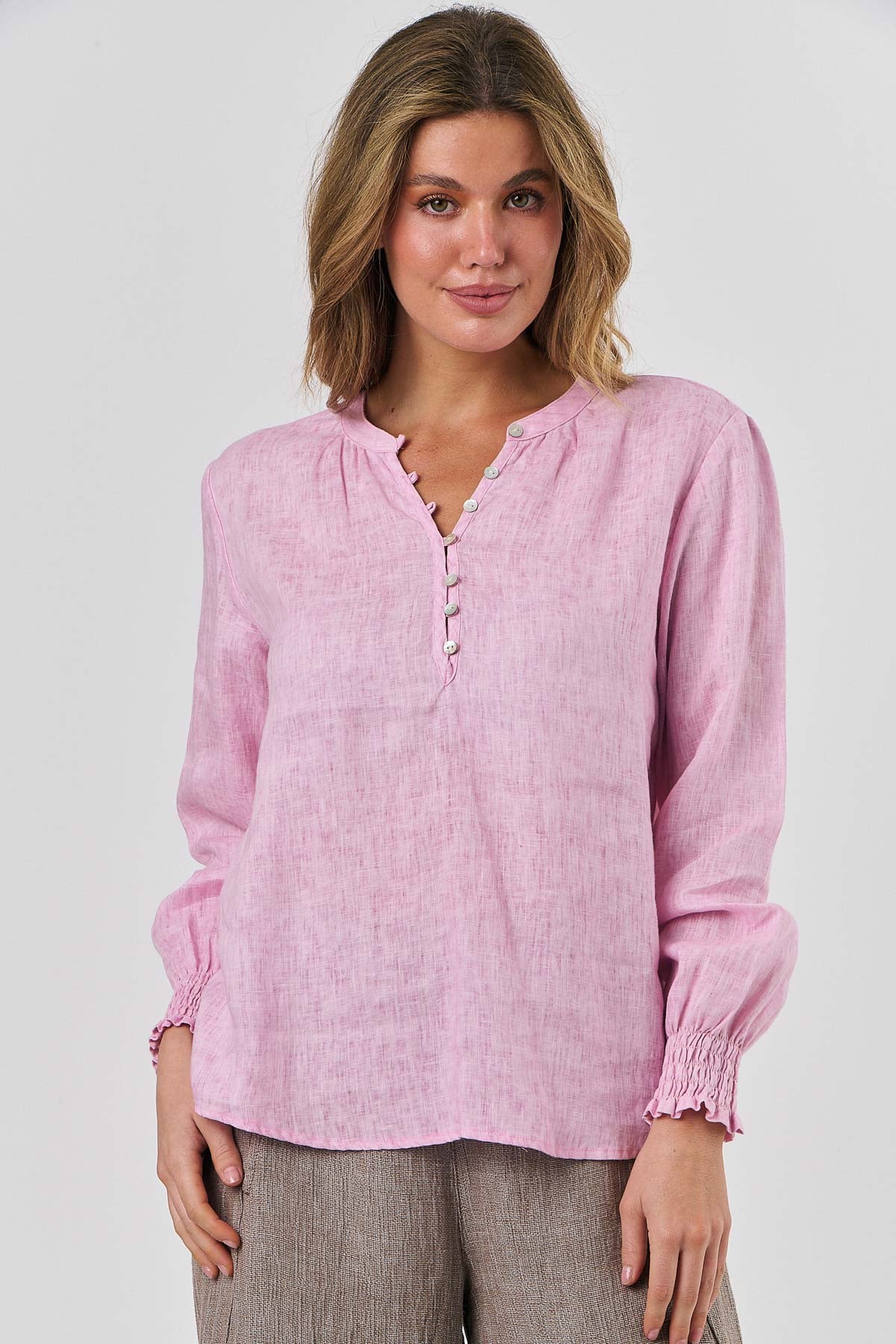 Linen Top - Verbena
