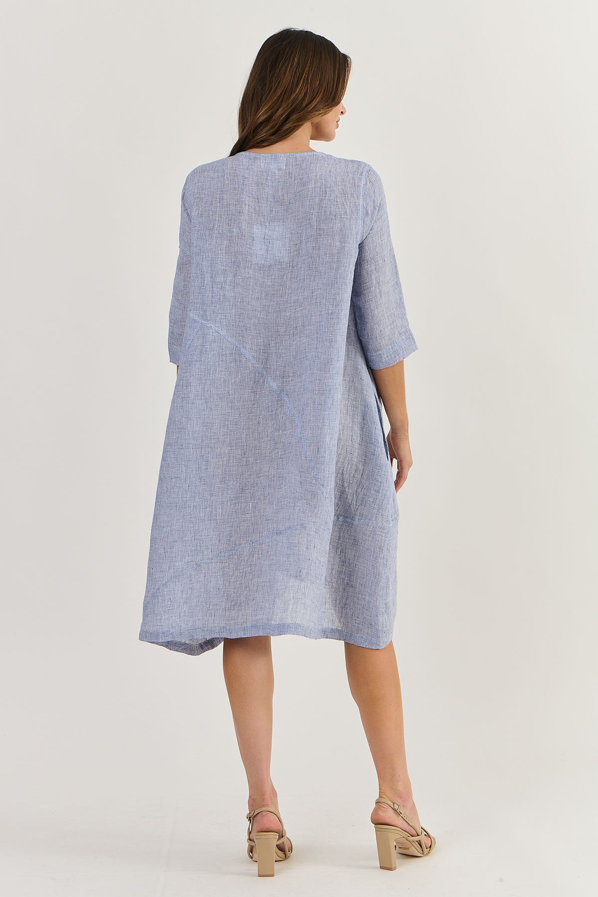 Linen Dress - Delta Gauze