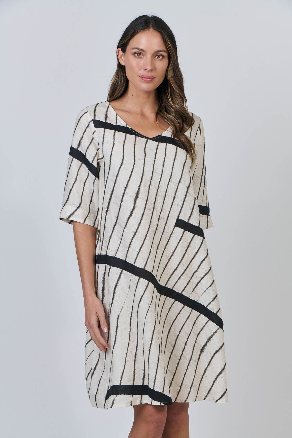 Linen Dress - Isobars